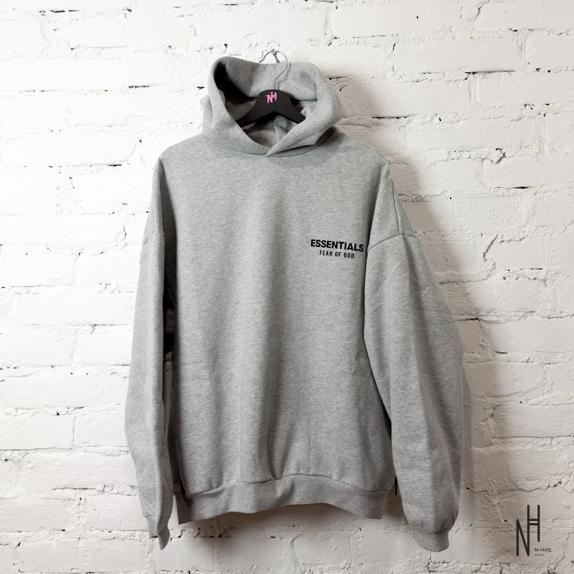 Fear of God Essentials Fleece Hoodie Light Heather Gray