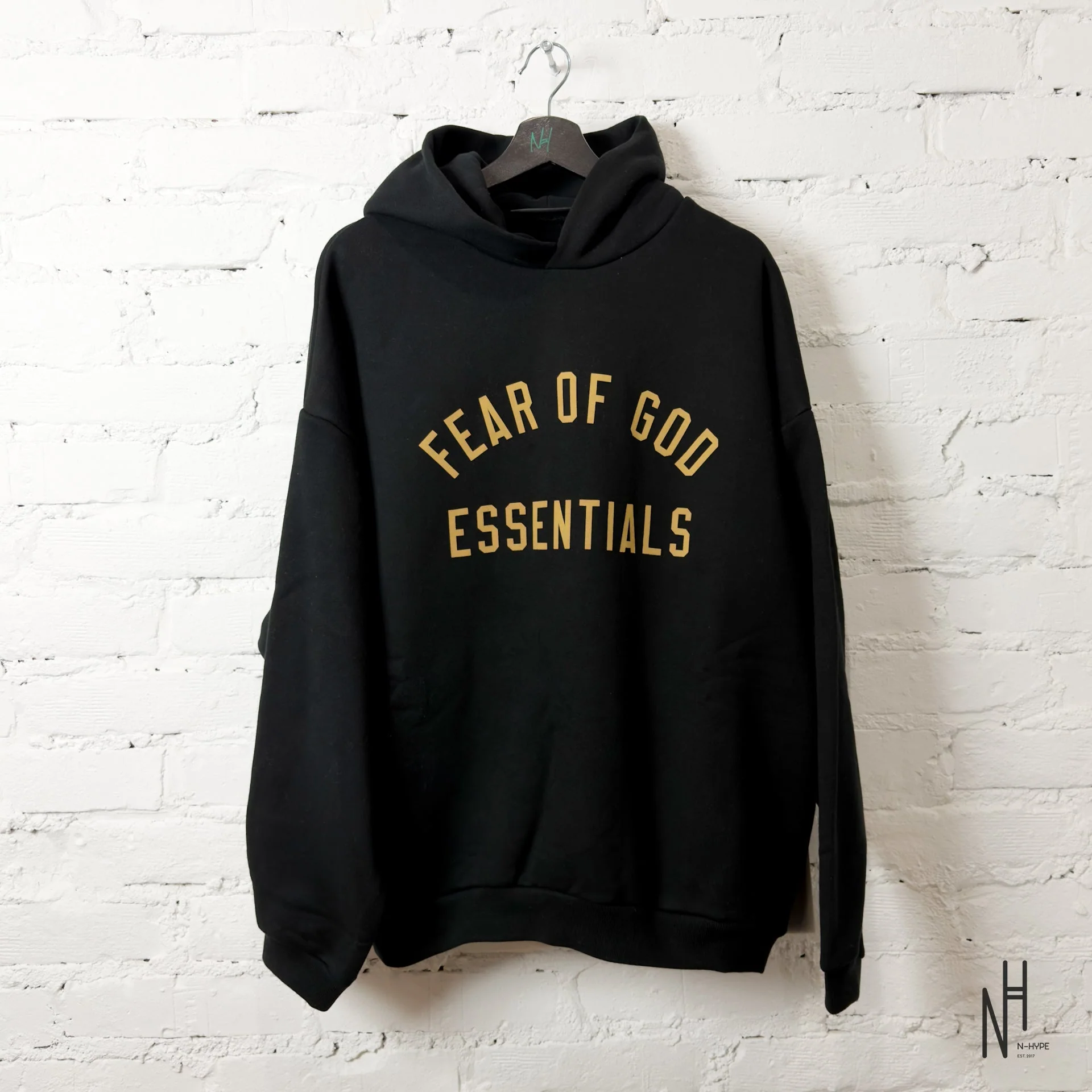Fear of God Essentials Fleece II Hoodie Black