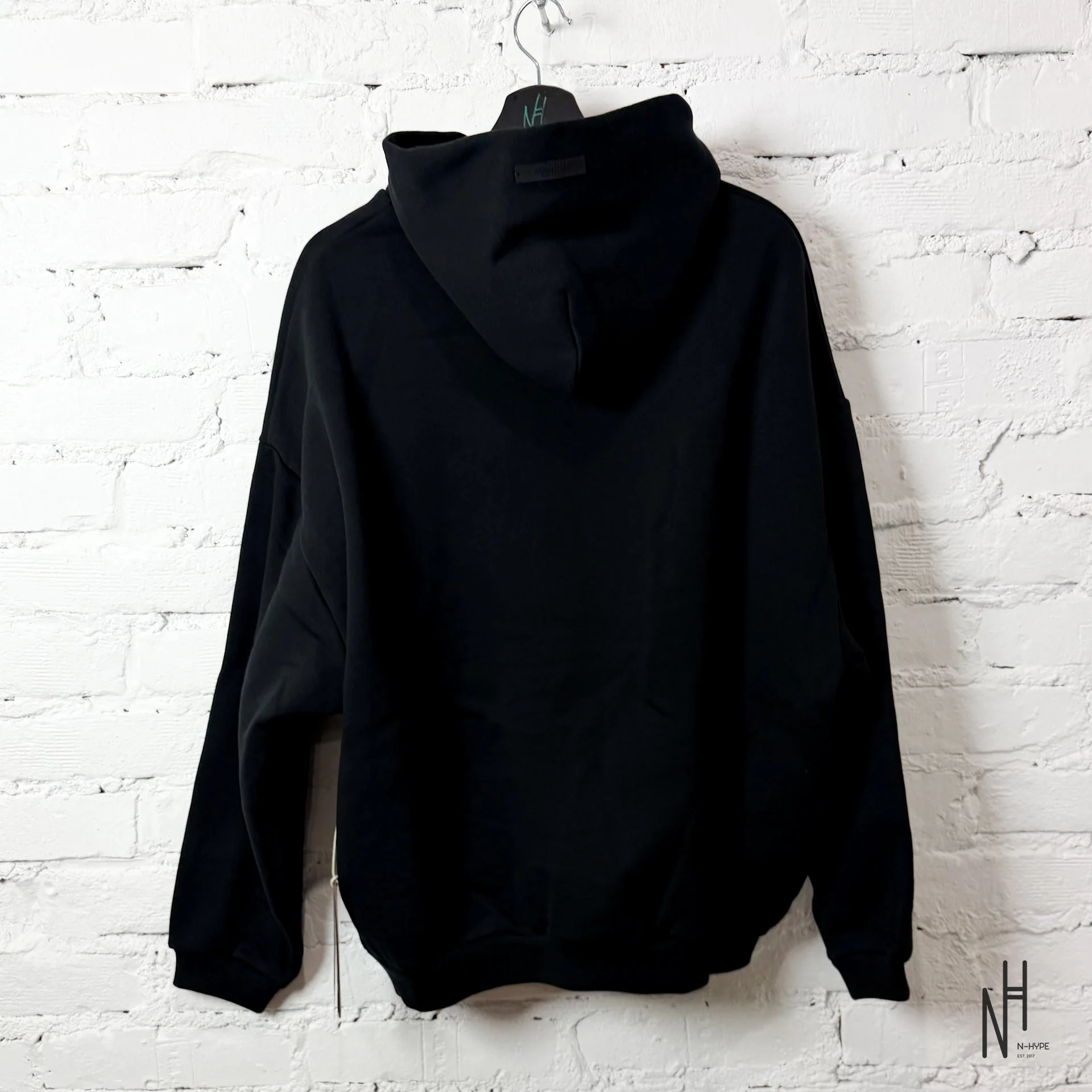 Fear of God Essentials Fleece II Hoodie Black - Image 2
