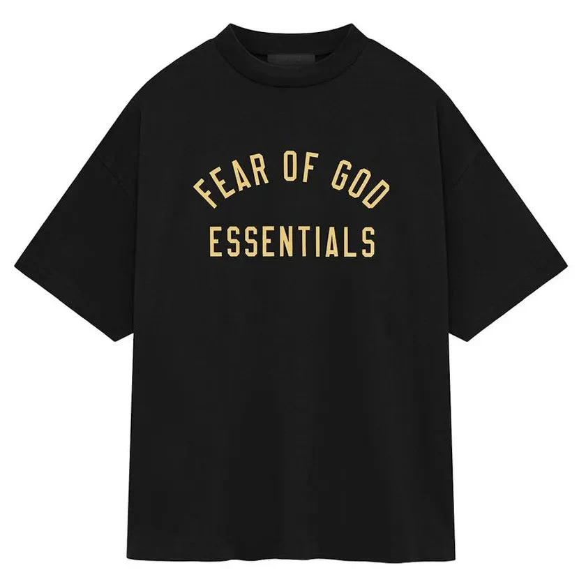 Fear of God Essentials Jersey Crewneck Tee Black
