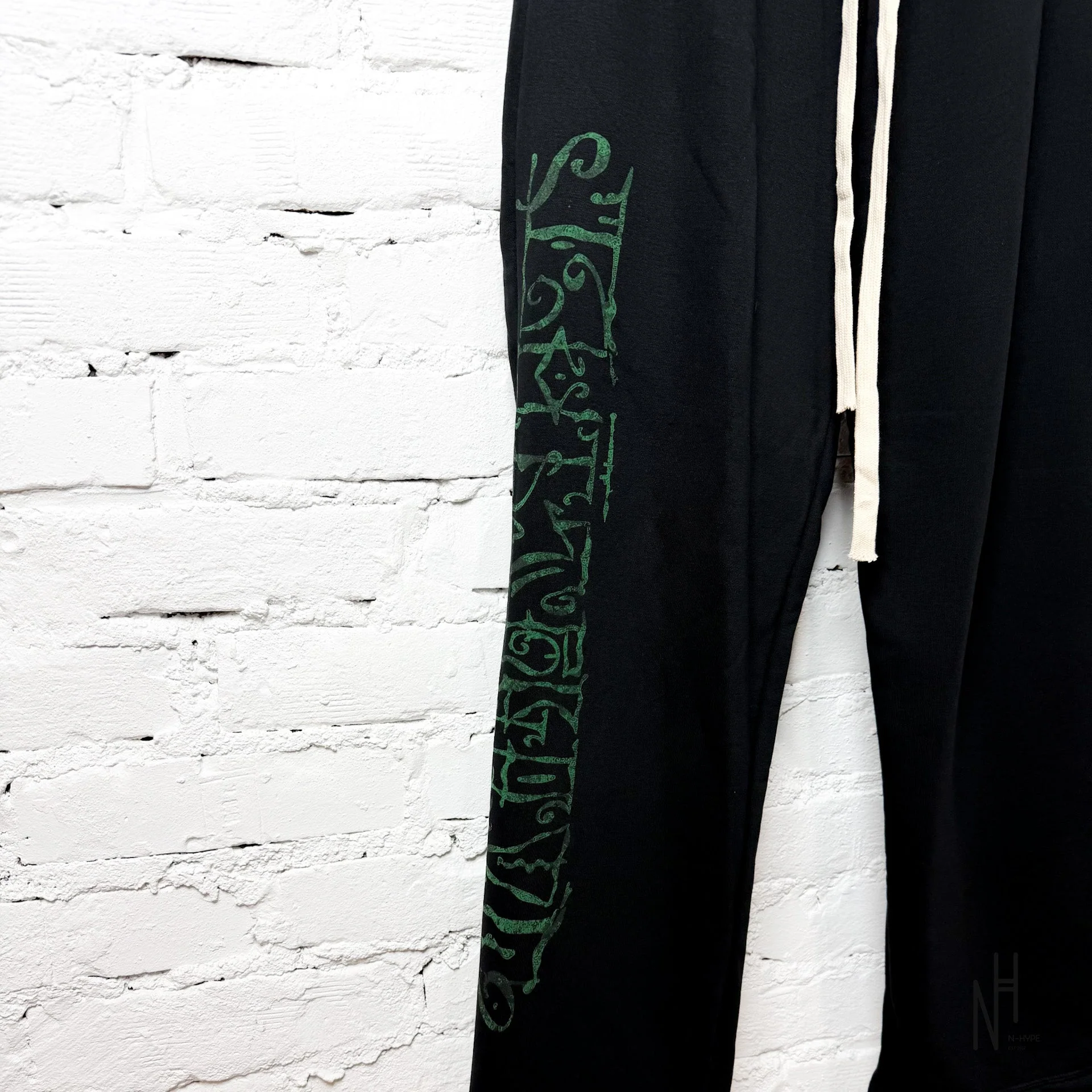 FVCKTHISBRAND Arabic Sweatpants Bottle Green - Image 2