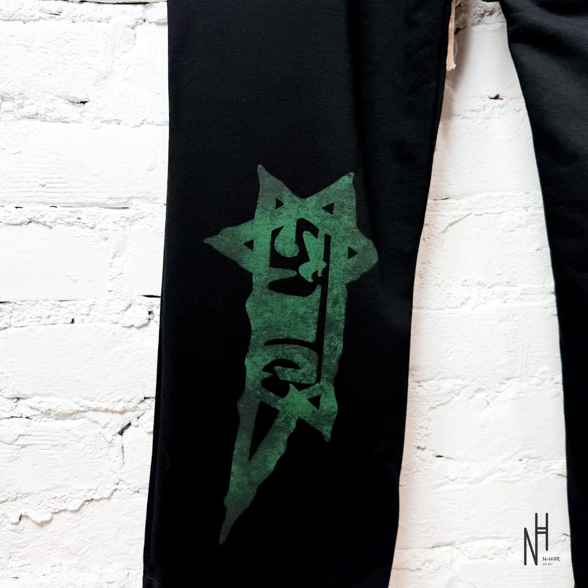 FVCKTHISBRAND Arabic Sweatpants Bottle Green - Image 6