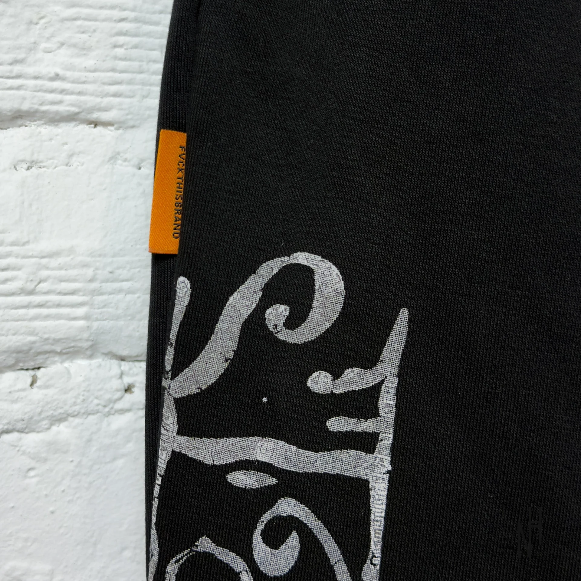 FVCKTHISBRAND Arabic Sweatpants White Ash - Image 2