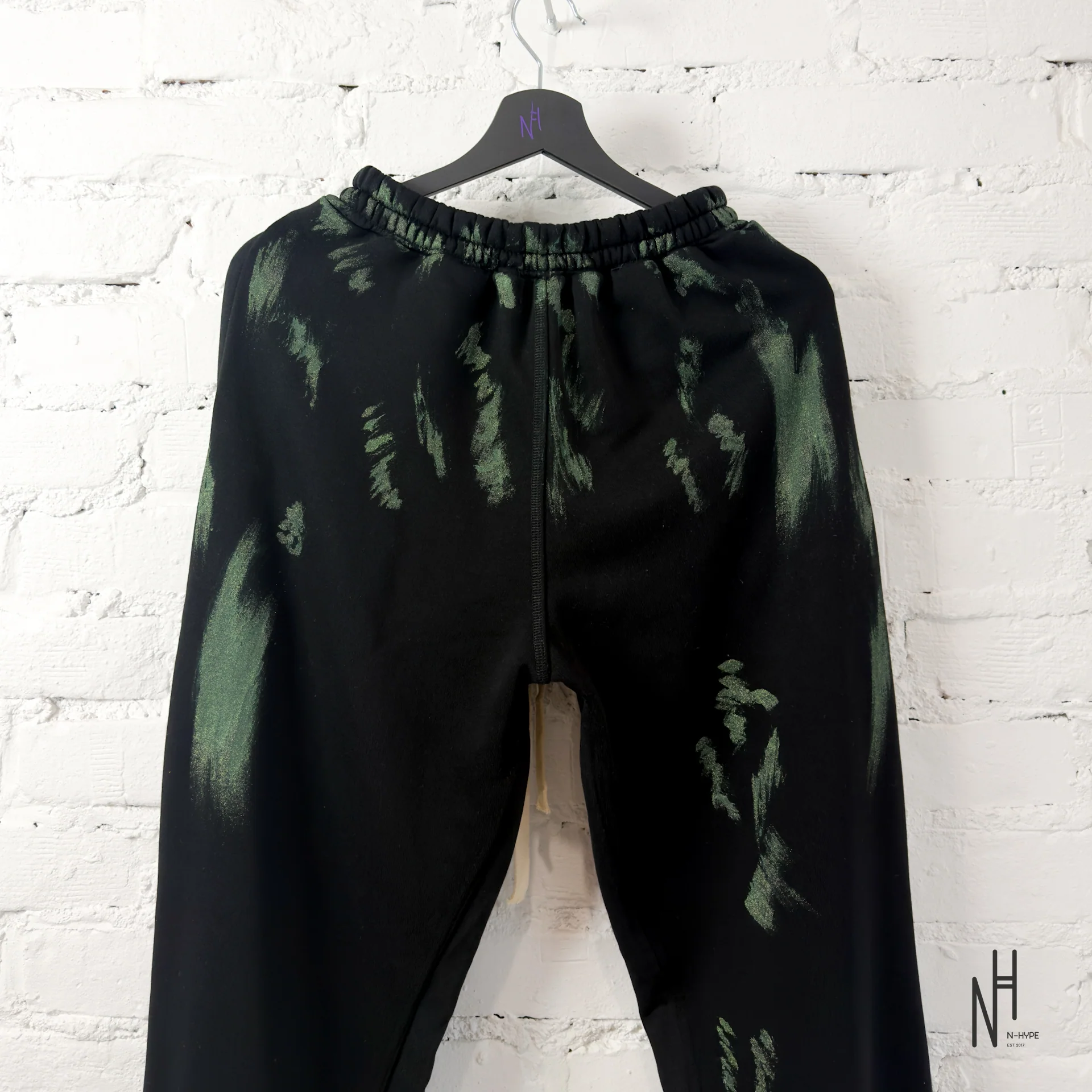 FVCKTHISBRAND FLARED ARABIC SWEATPANTS Green - Image 6