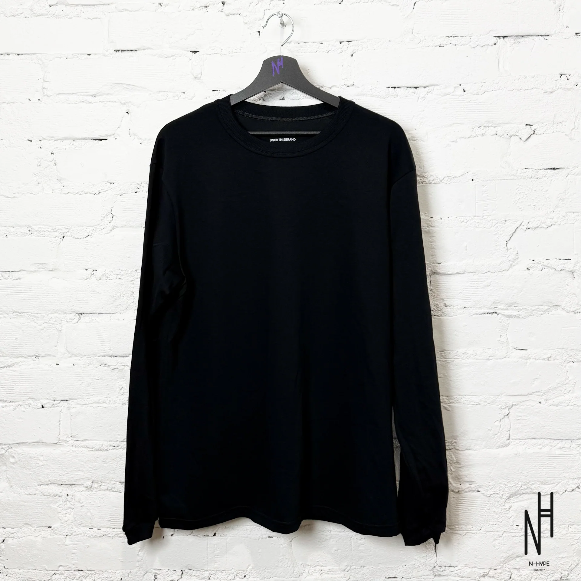 FVCKTHISBRAND FTB FLEA MRKET LONGSLEEVE BLACK - Image 3
