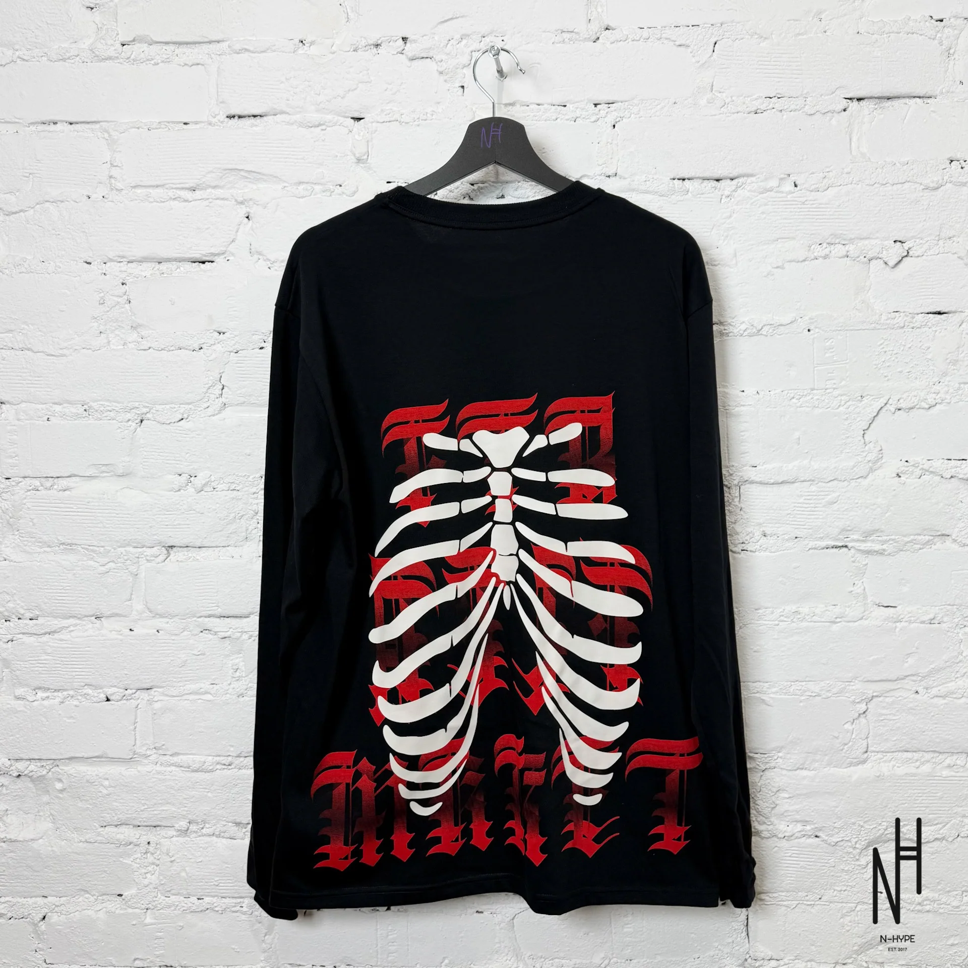 FVCKTHISBRAND FTB FLEA MRKET LONGSLEEVE BLACK - Image 4