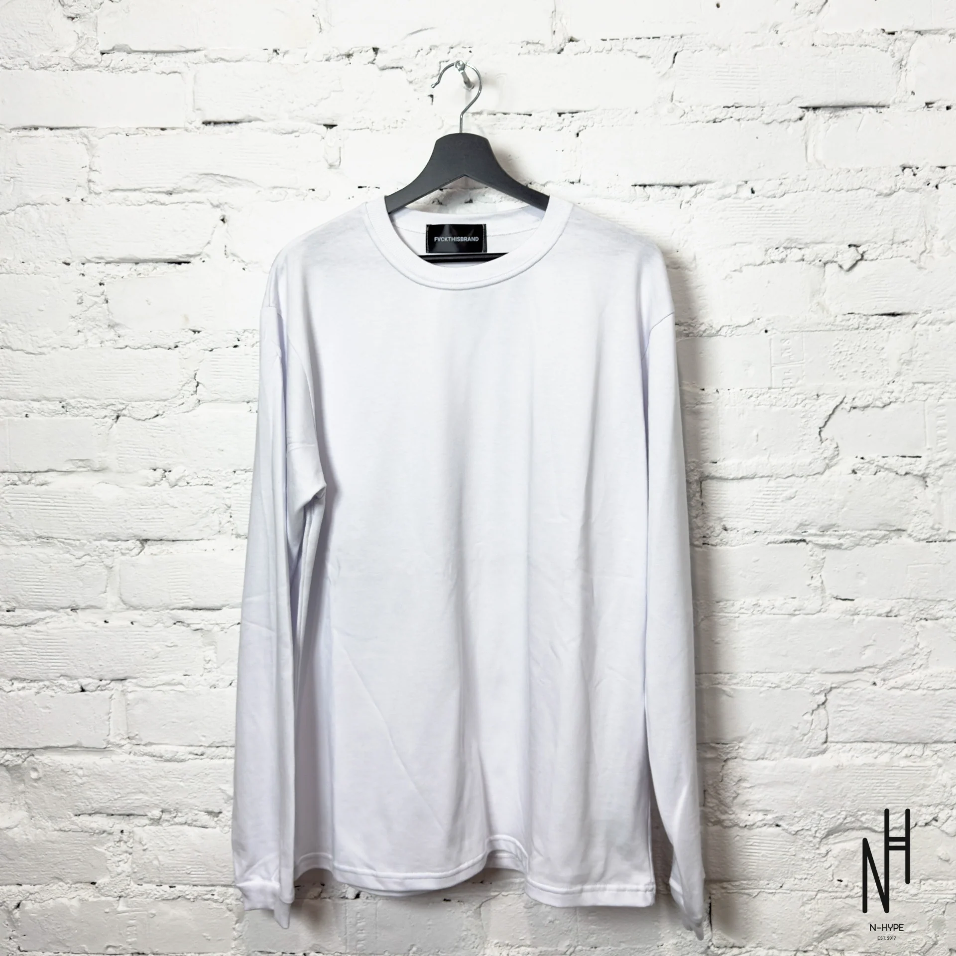 FVCKTHISBRAND FTB FLEA MRKET LONGSLEEVE WHITE - Image 3