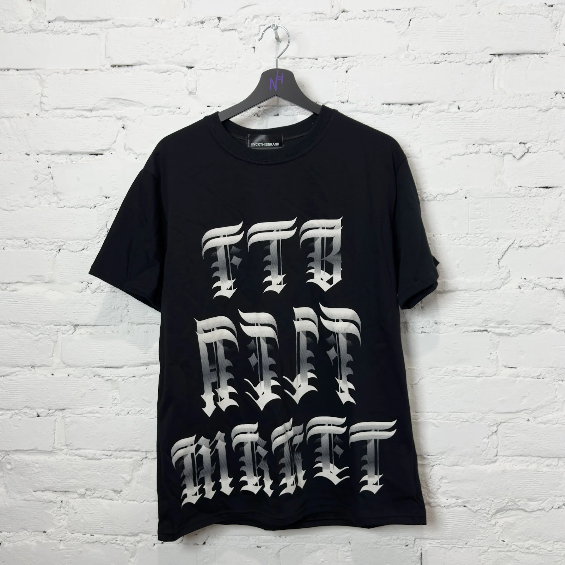 FVCKTHISBRAND FTB FLEA MRKET TEE BLACK - Image 3
