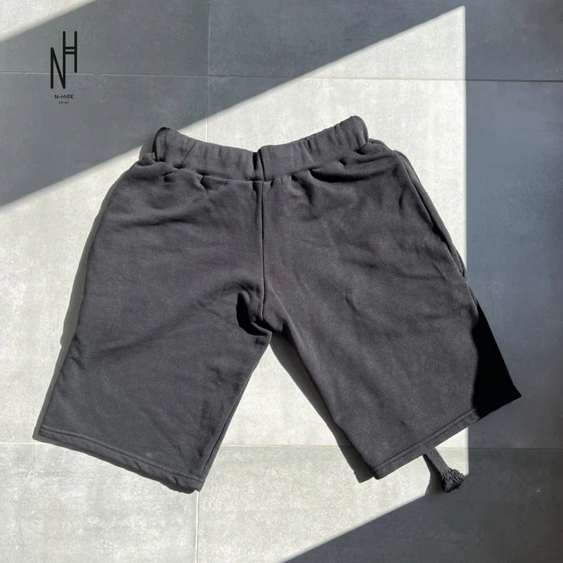 FVCKTHISBRAND OVERSIZE EMBROIDERED SHORTS BLACK - Image 2