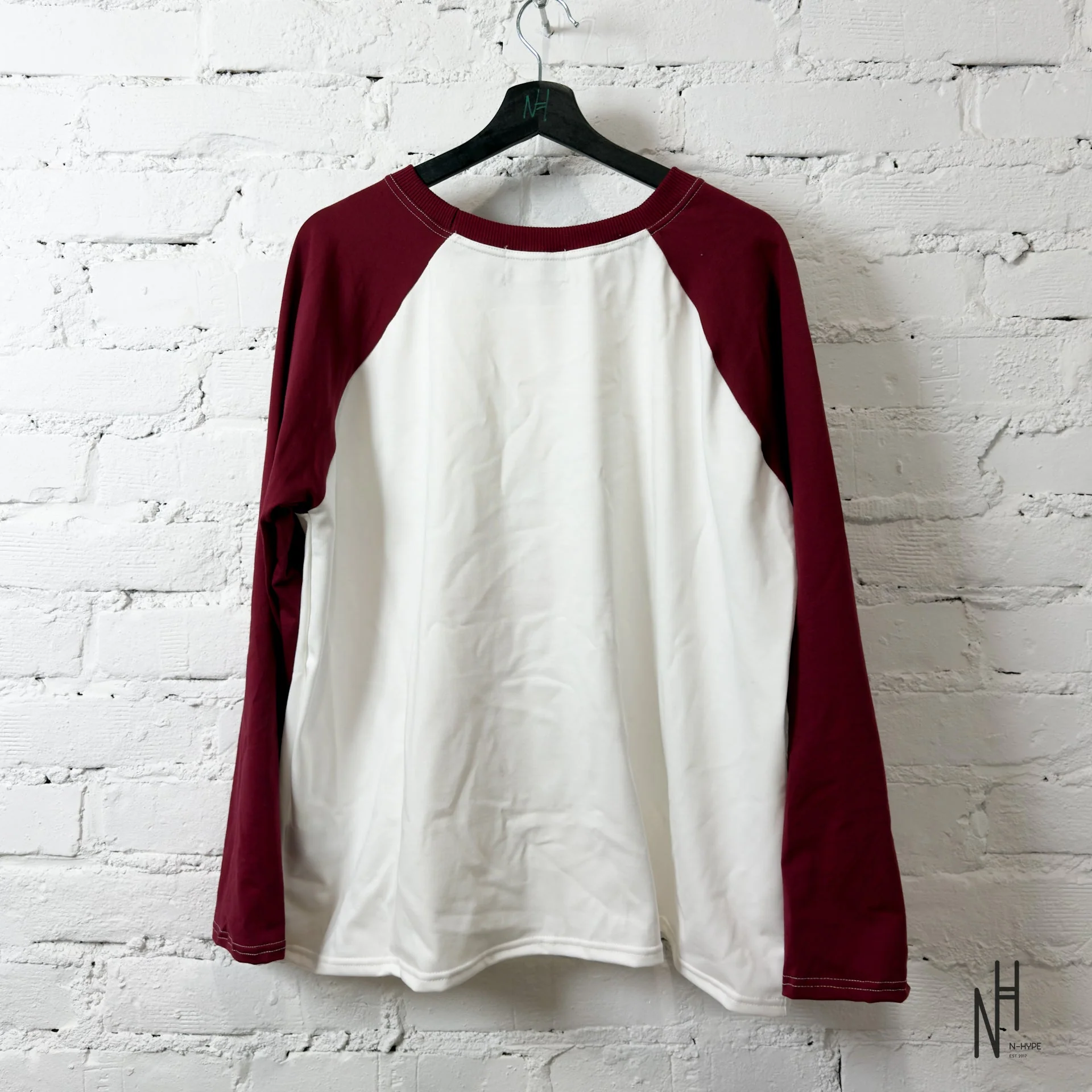 FVCKTHISBRAND R.FRAPPE RAGLAN BURGUNDY - Image 2
