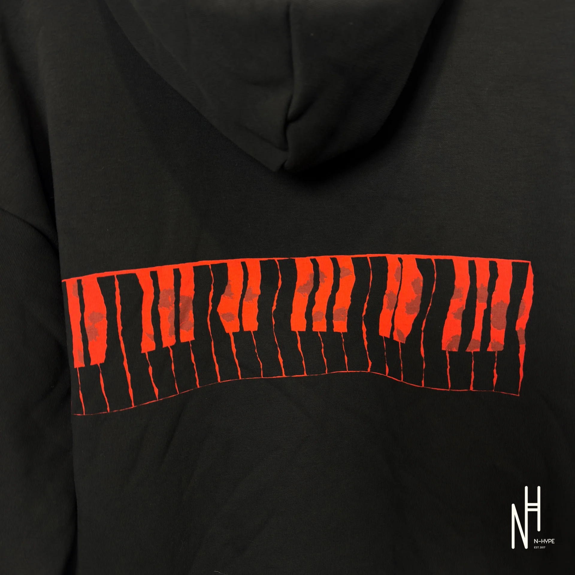 FVCKTHISBRAND Red Logo Hoodie - Image 4