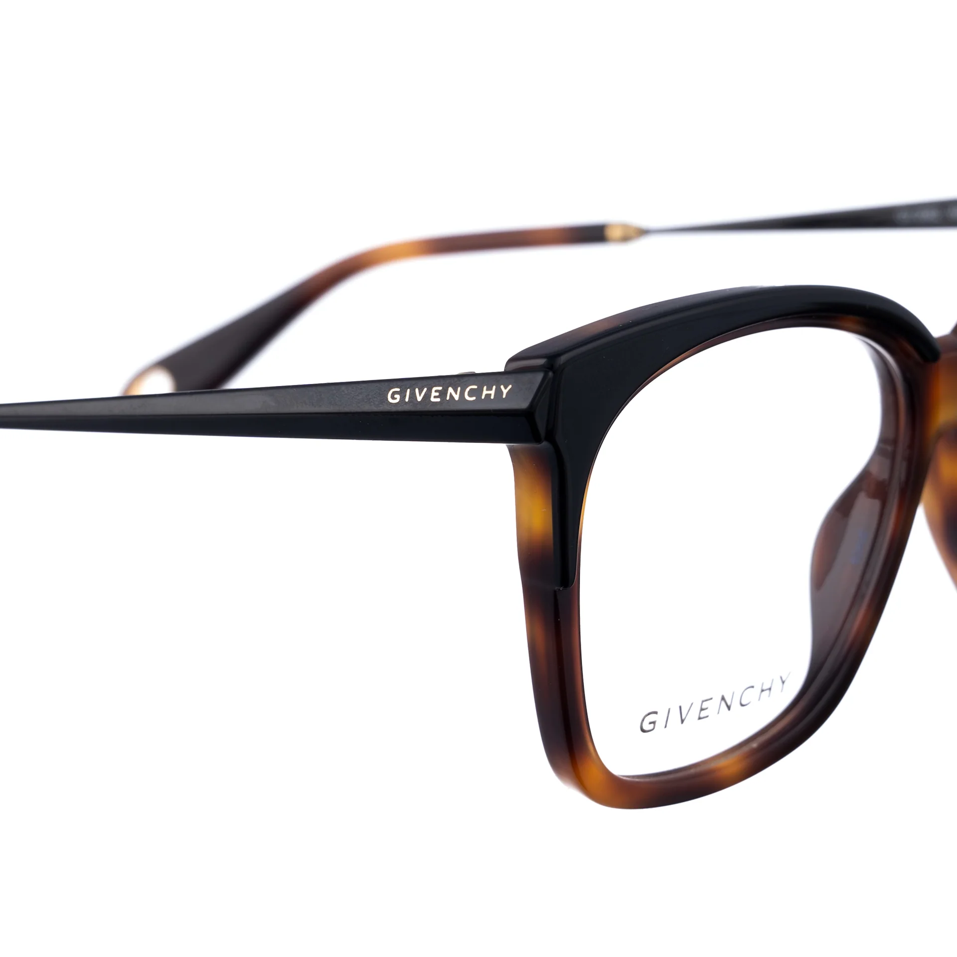 Givenchy 00s Oversize Havana Classic Glasses - Image 3