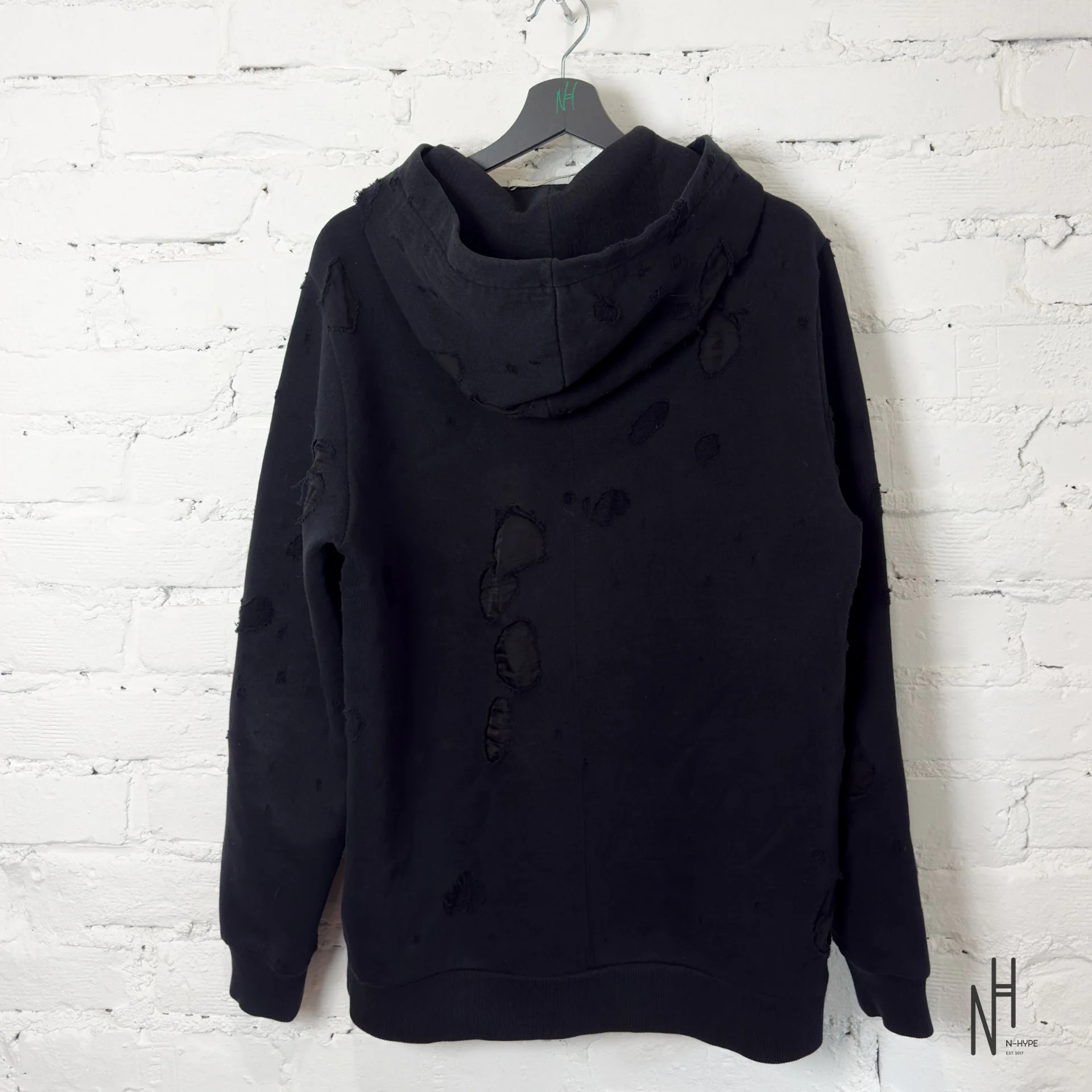 Givenchy Paris Destroyed Hoodie/Black - Image 3