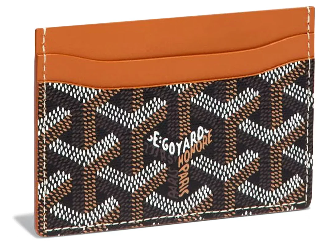 Goyard Card Holder Saint Sulpice Black/Natural - Image 4