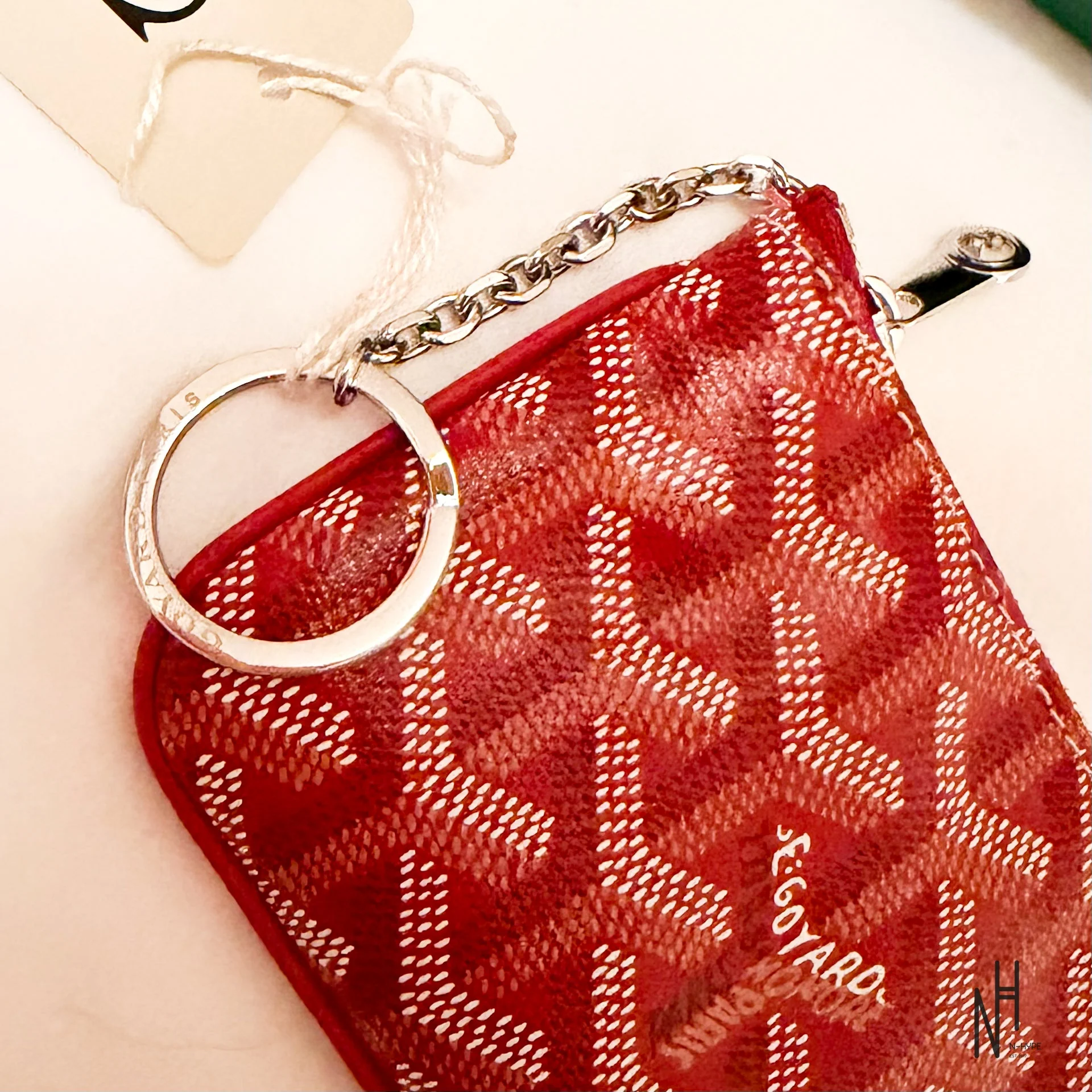 Goyard Nano Senat Key Pouch / Red - Image 3