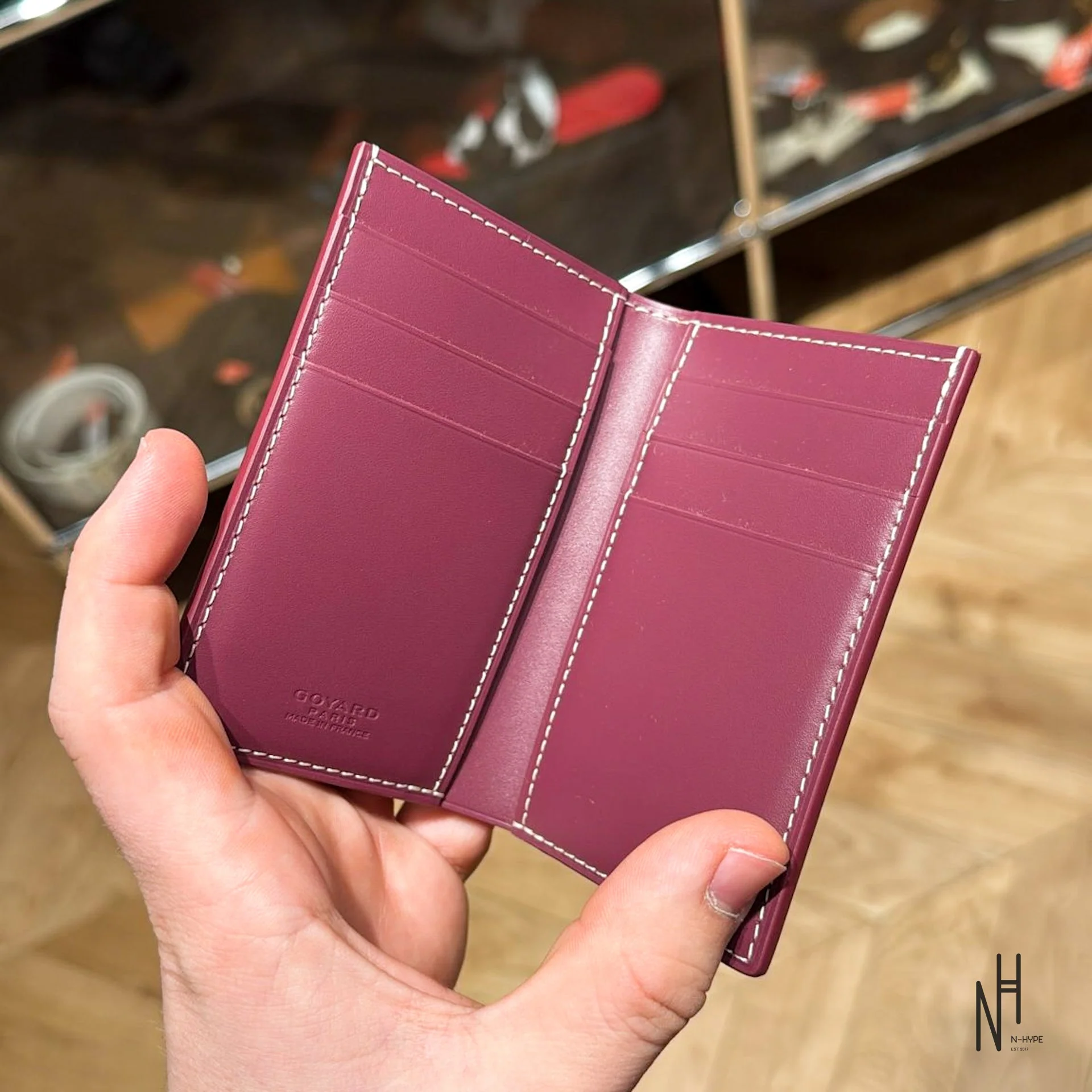 Goyard Pocket Organizer Burgundy - Image 2