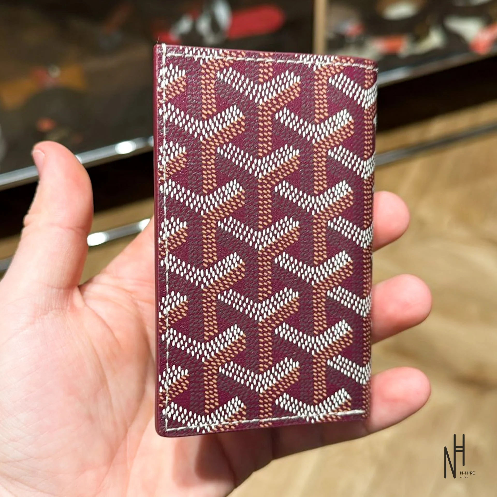 Goyard Pocket Organizer Burgundy - Image 3