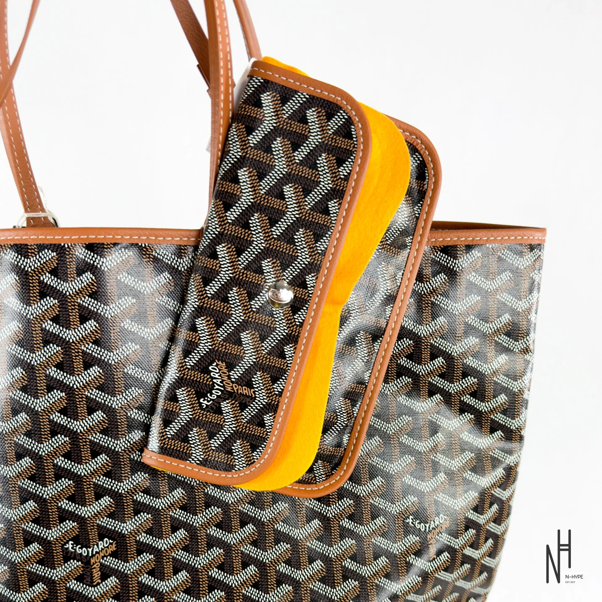 Goyard Sac Saint Louis PM Black / Nature - Image 2