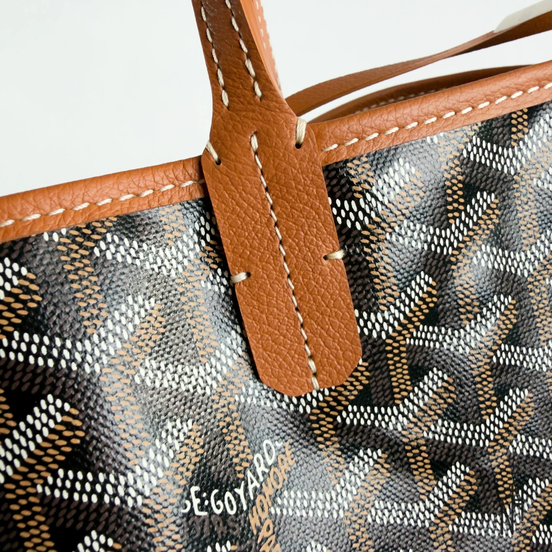 Goyard Sac Saint Louis PM Black / Nature - Image 3
