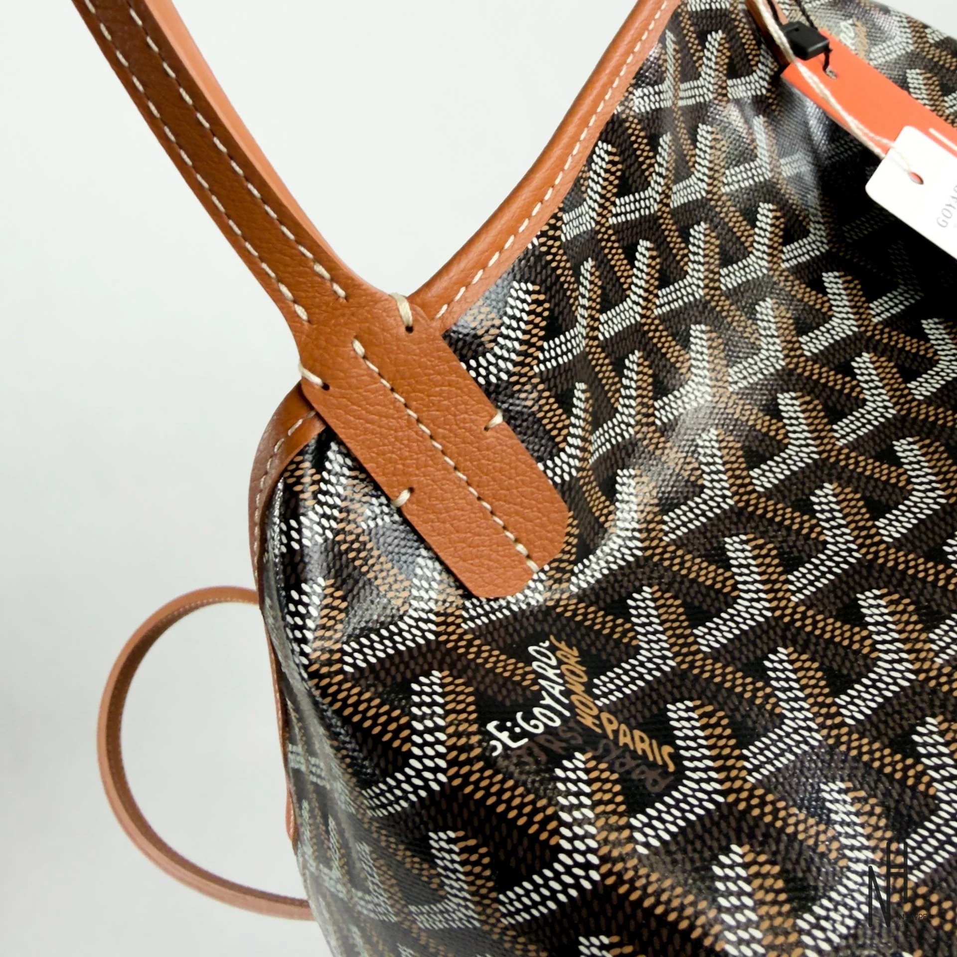 Goyard Sac Saint Louis PM Black / Nature - Image 4