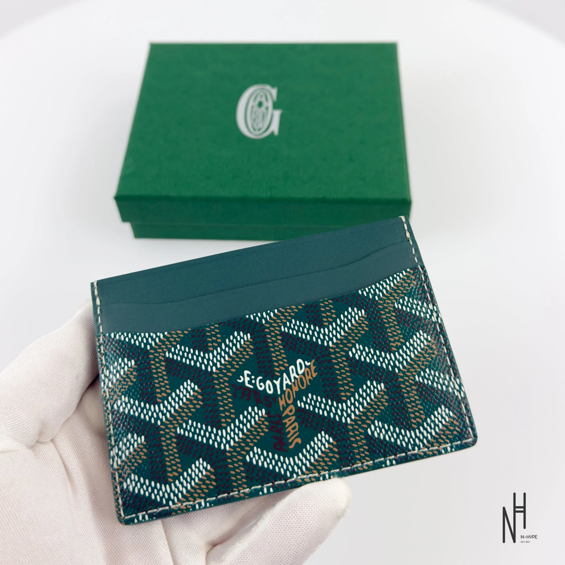 Goyard Saint Sulpice Green Card Holder - Image 4