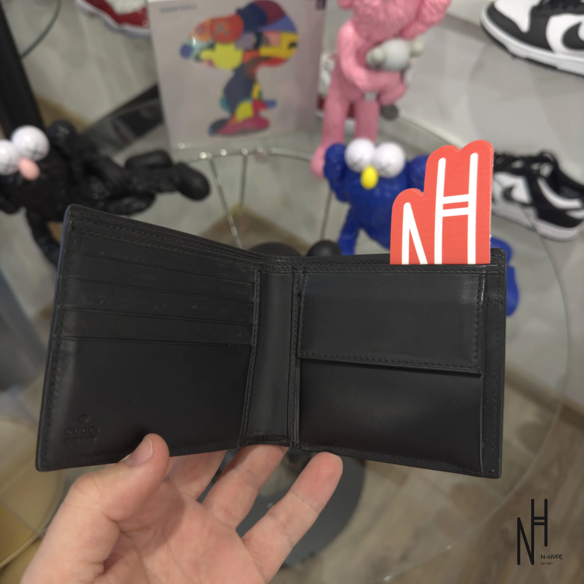 Gucci Bifold Wallet GG Supreme Kingsnake - Image 3