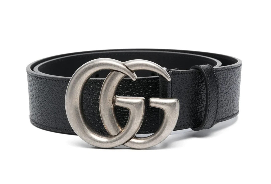 Gucci GG Marmont Buckle Leather Belt
