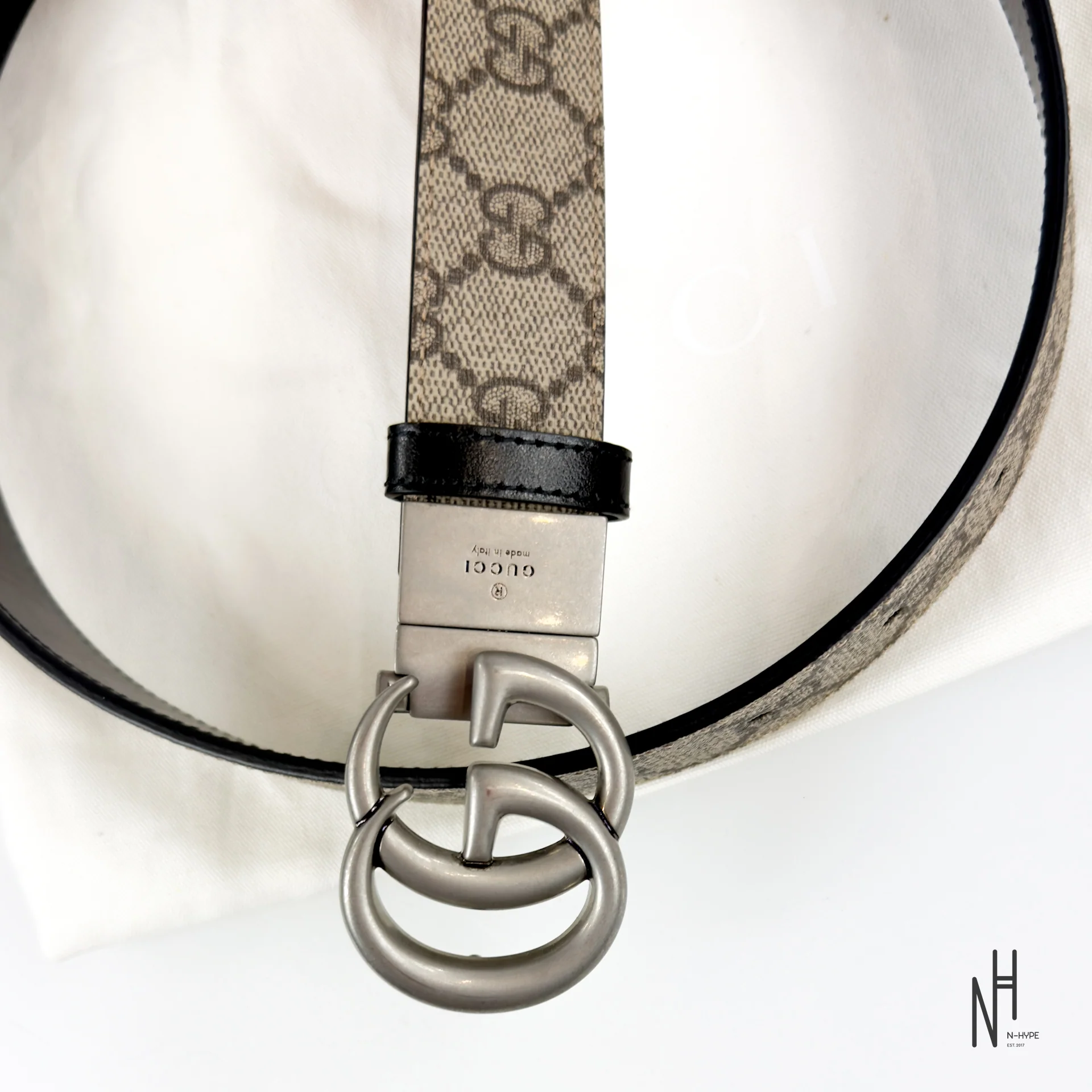 Gucci GG Marmont Leather Belt - Image 3