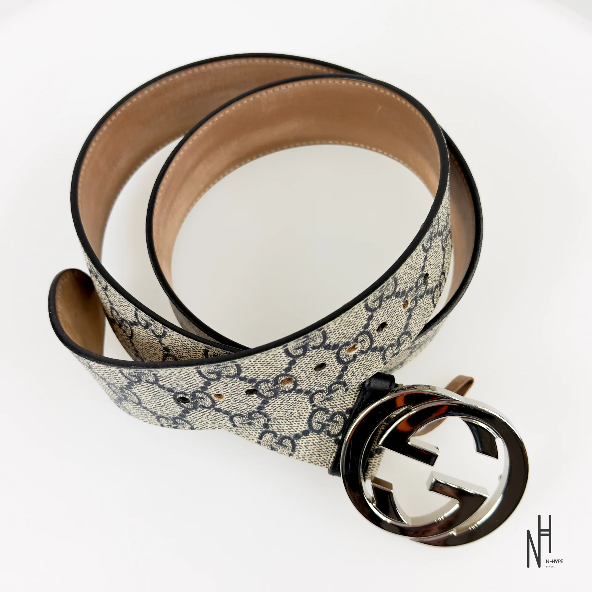 Gucci GG Supreme Belt Beige - Image 4