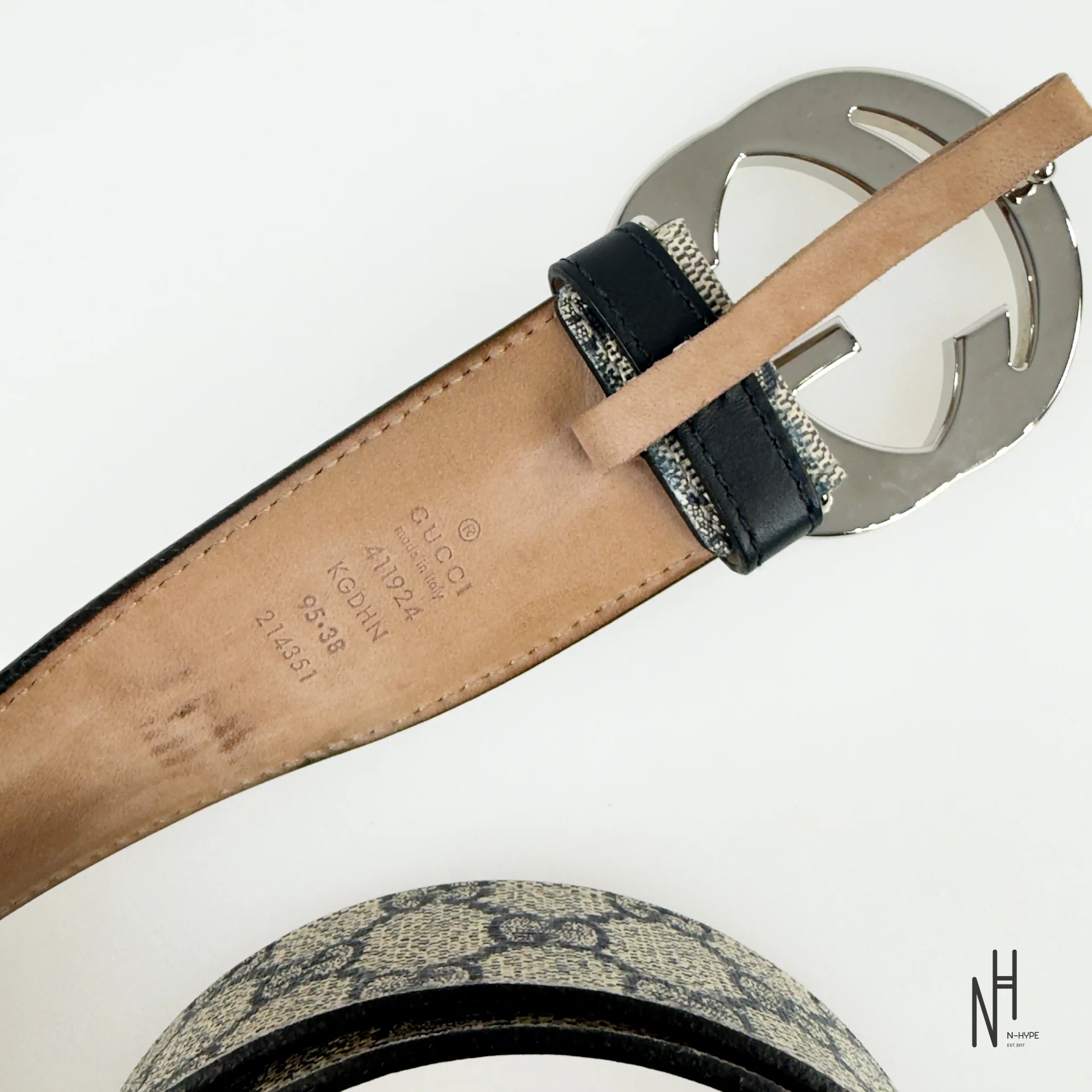 Gucci GG Supreme Belt Beige - Image 6