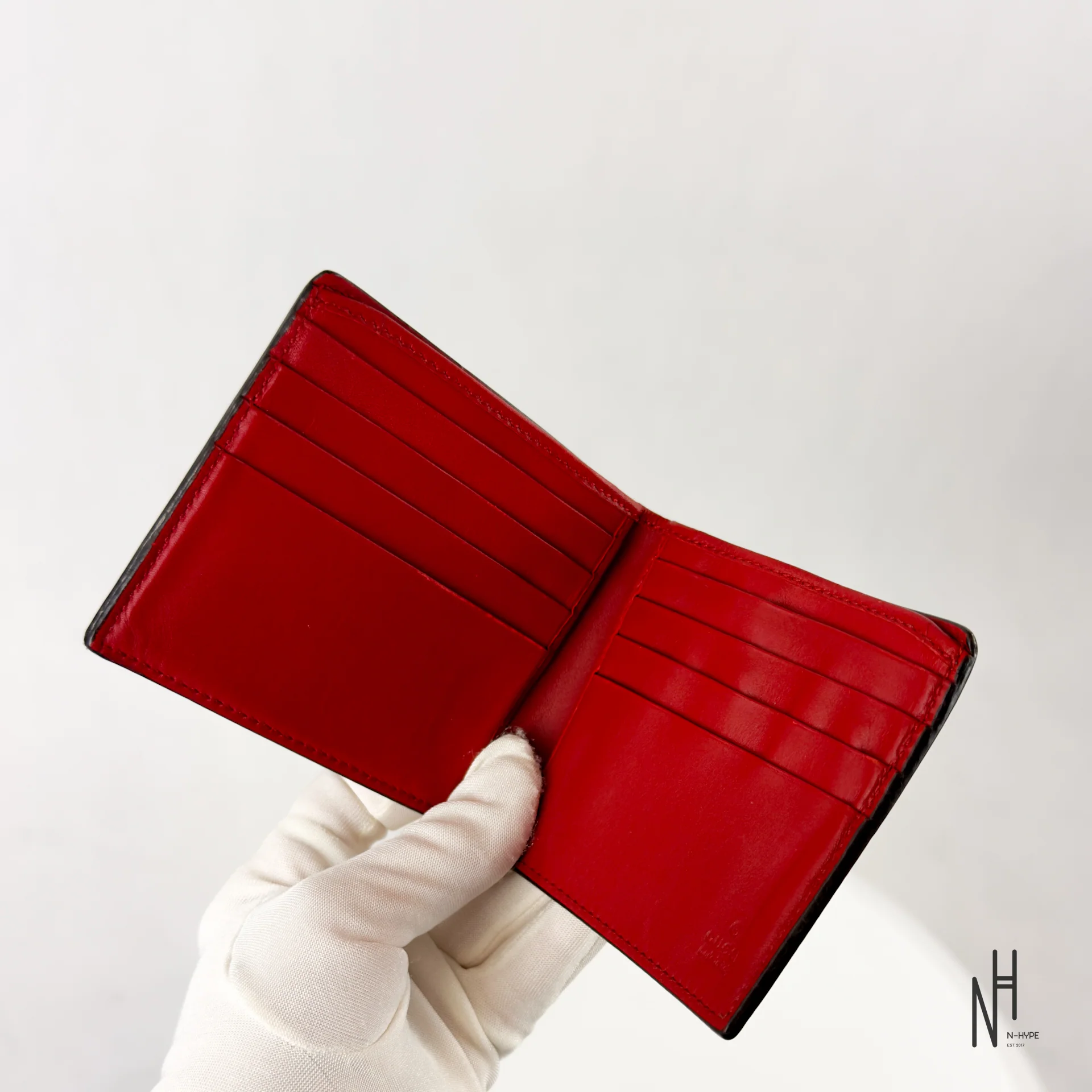 Gucci Ghost Skull Wallet Red - Image 2