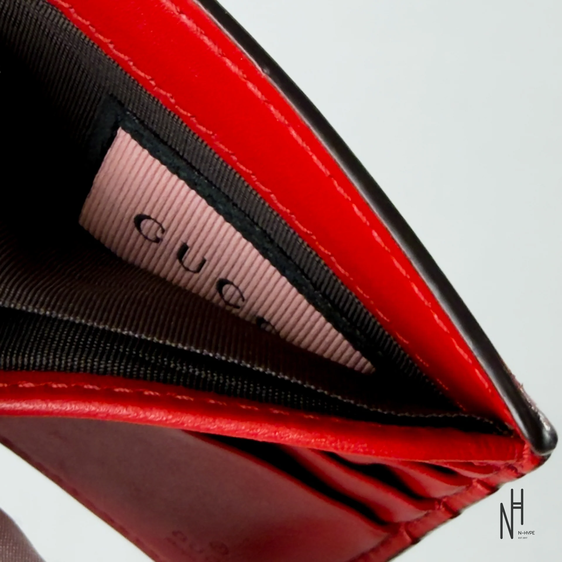 Gucci Ghost Skull Wallet Red - Image 4