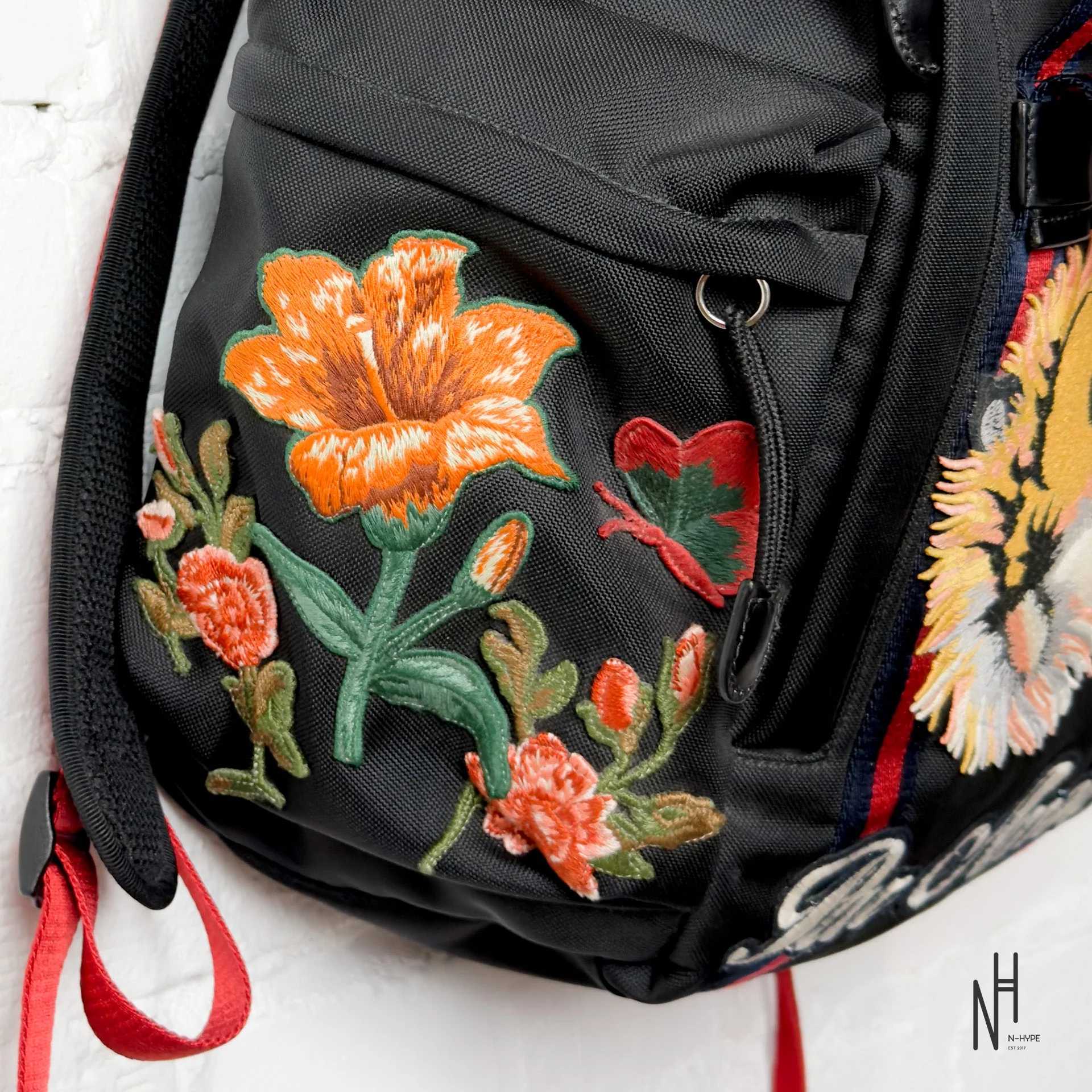 Gucci Nylon Tiger Backpack - Black - Image 4