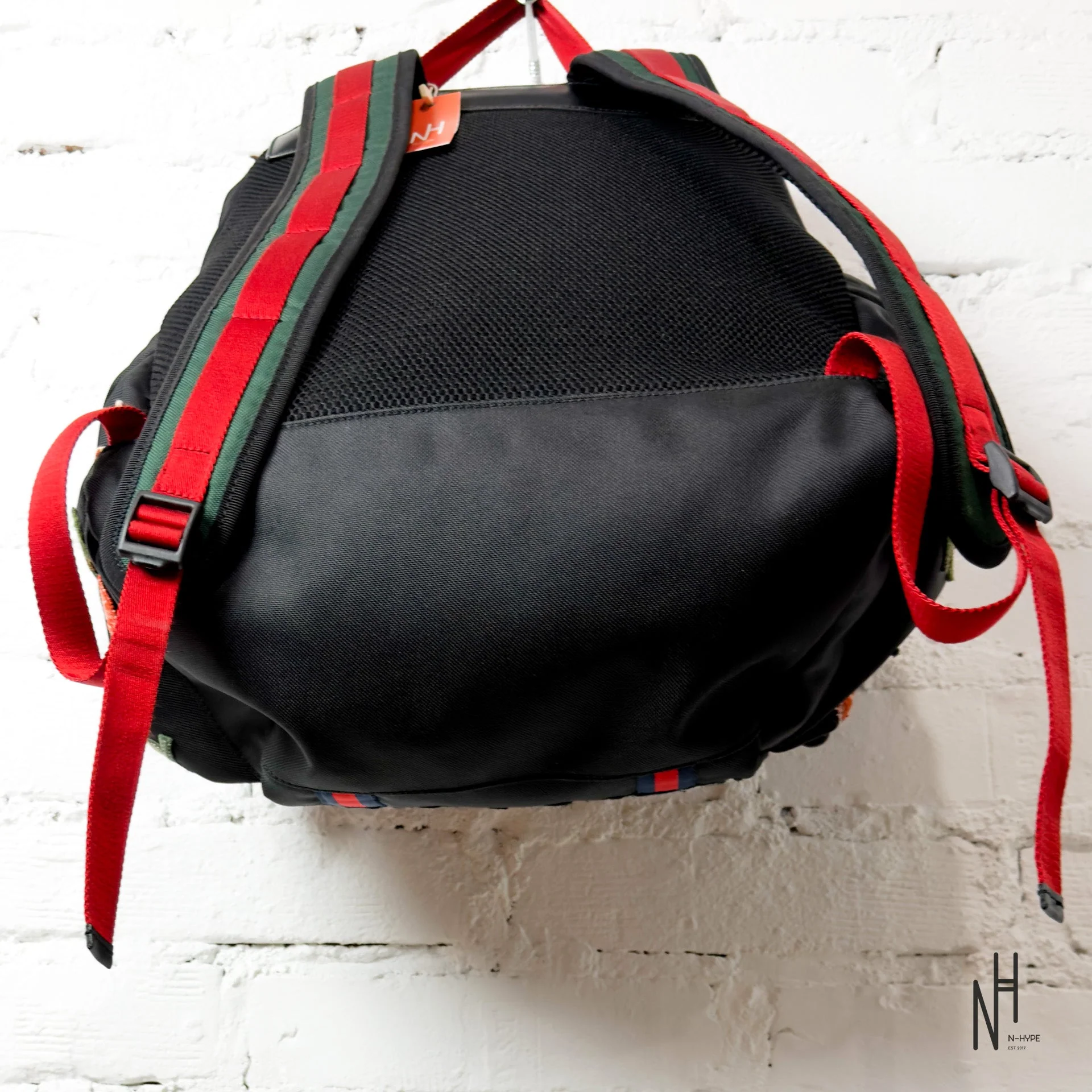 Gucci Nylon Tiger Backpack - Black - Image 7