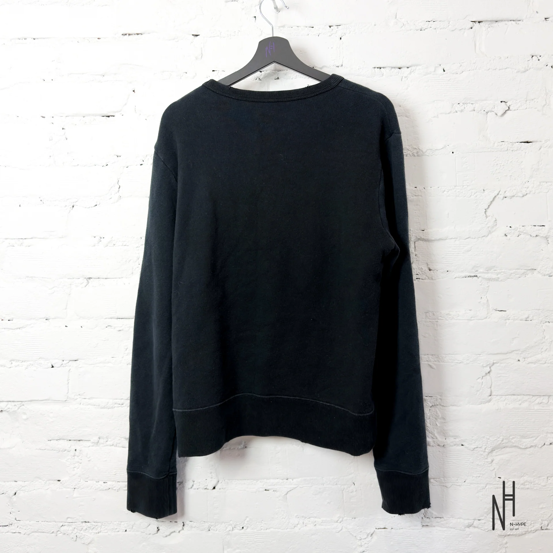 Gucci Vintage Logo Crewneck Black - Image 3