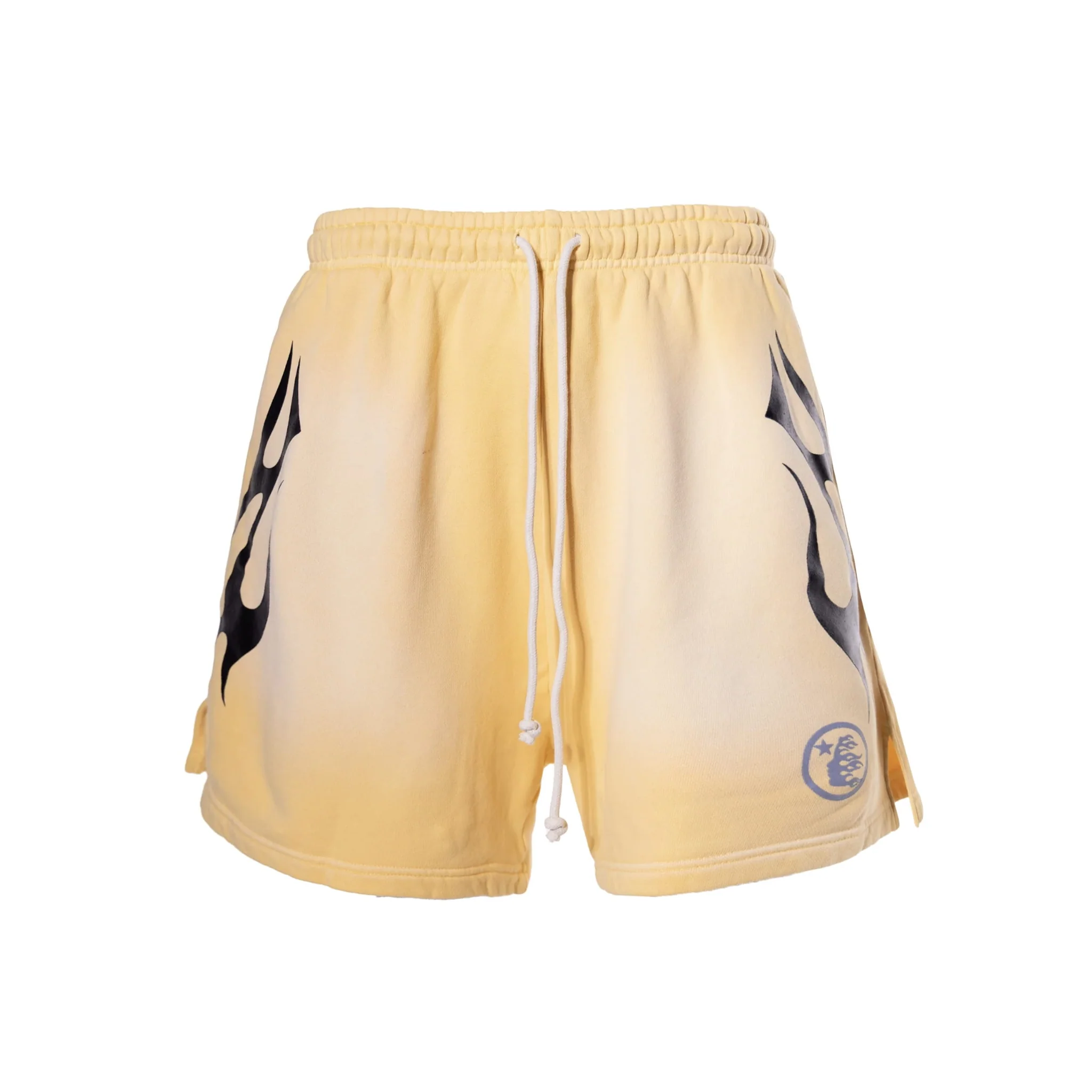 Hellstar Flame Shorts / Yellow