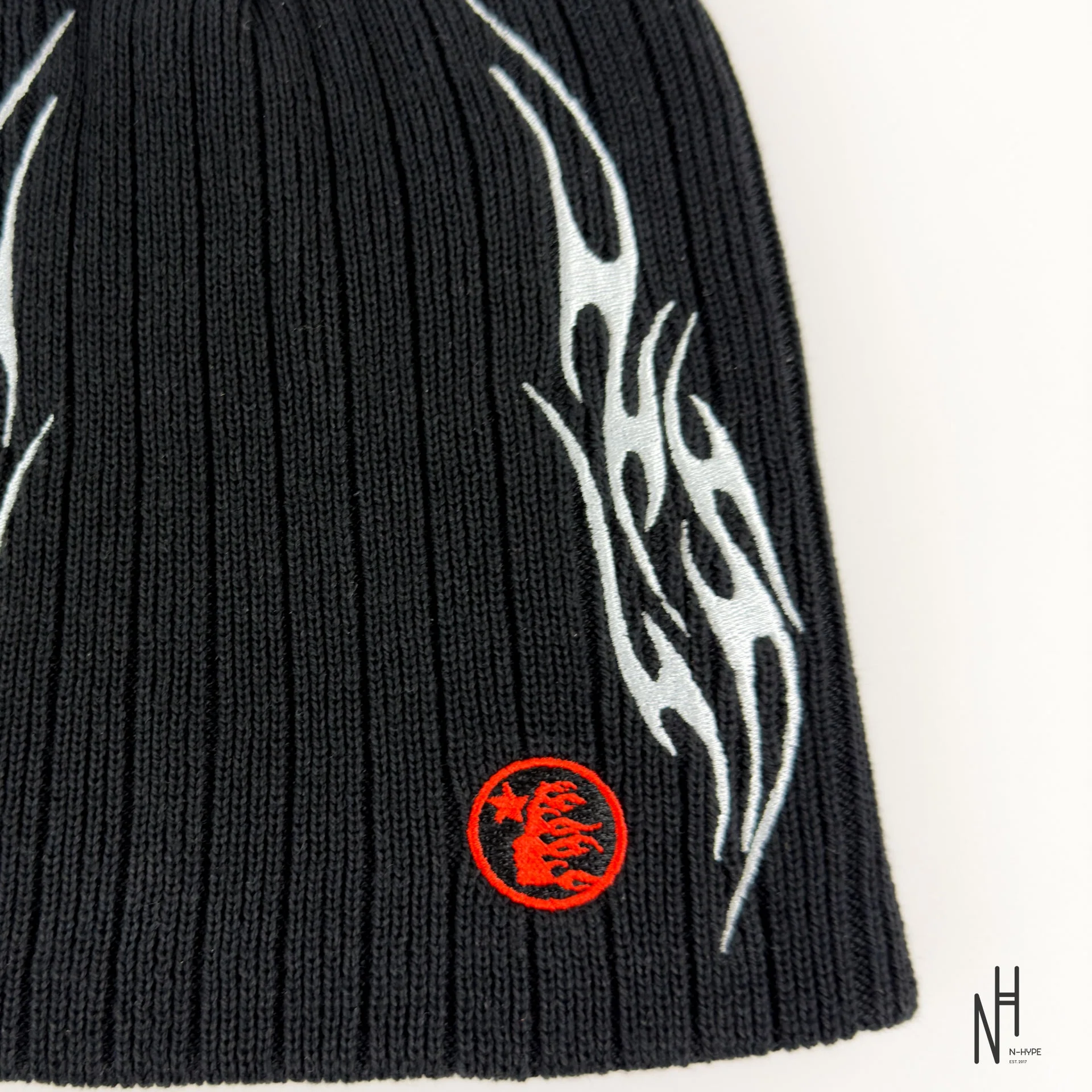 Hellstar x Adidas ComplexCon Beanie Black - Image 3