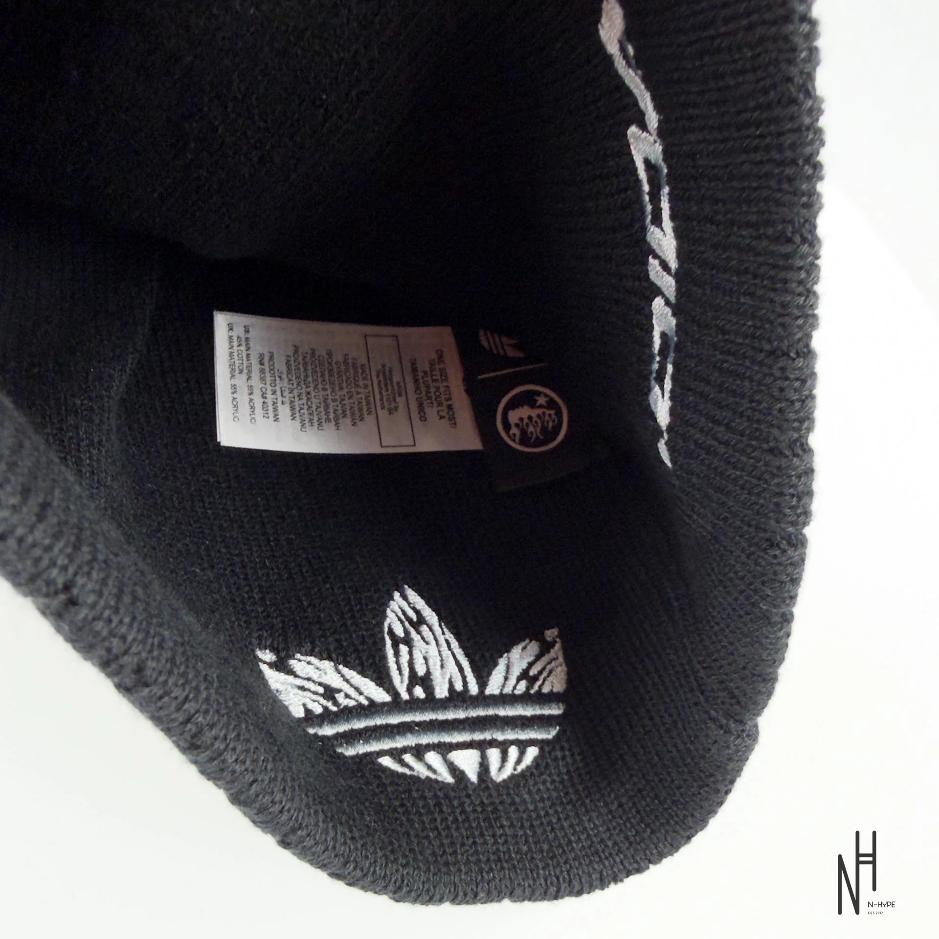 Hellstar x Adidas ComplexCon Beanie Black - Image 6