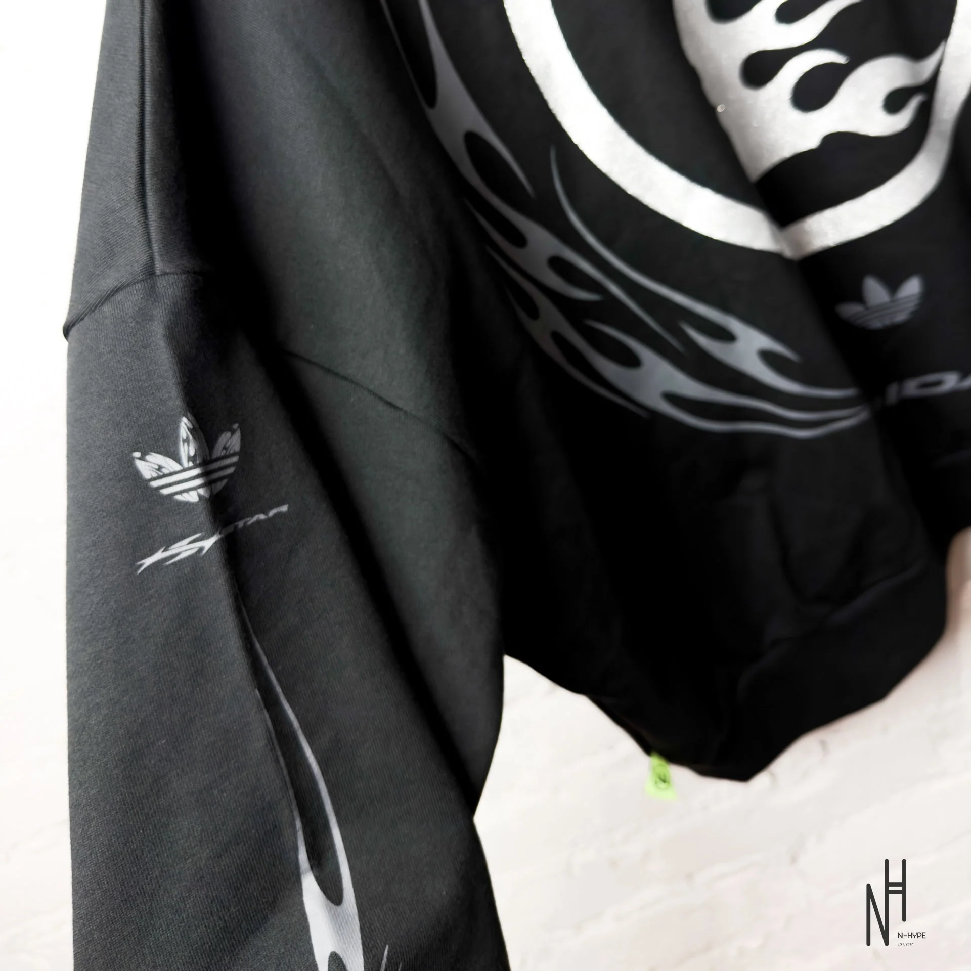 Hellstar x Adidas ComplexCon Hoodie Black - Image 5