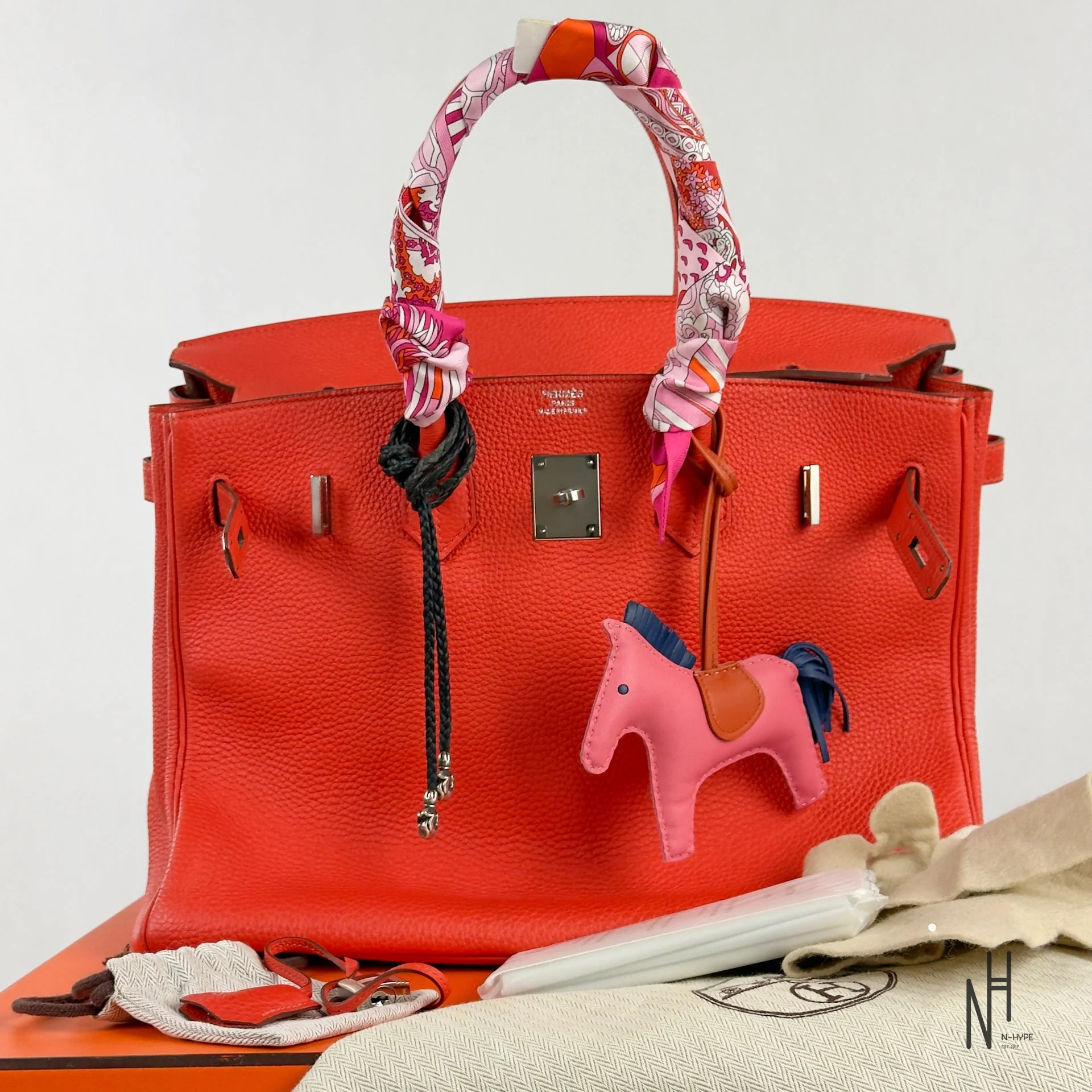 Hermès Birkin 35 Togo Capucine - Image 3