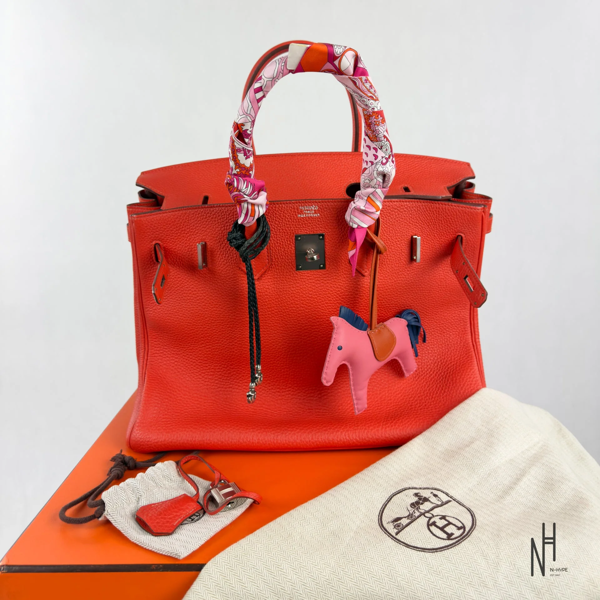 Hermès Birkin 35 Togo Capucine - Image 4