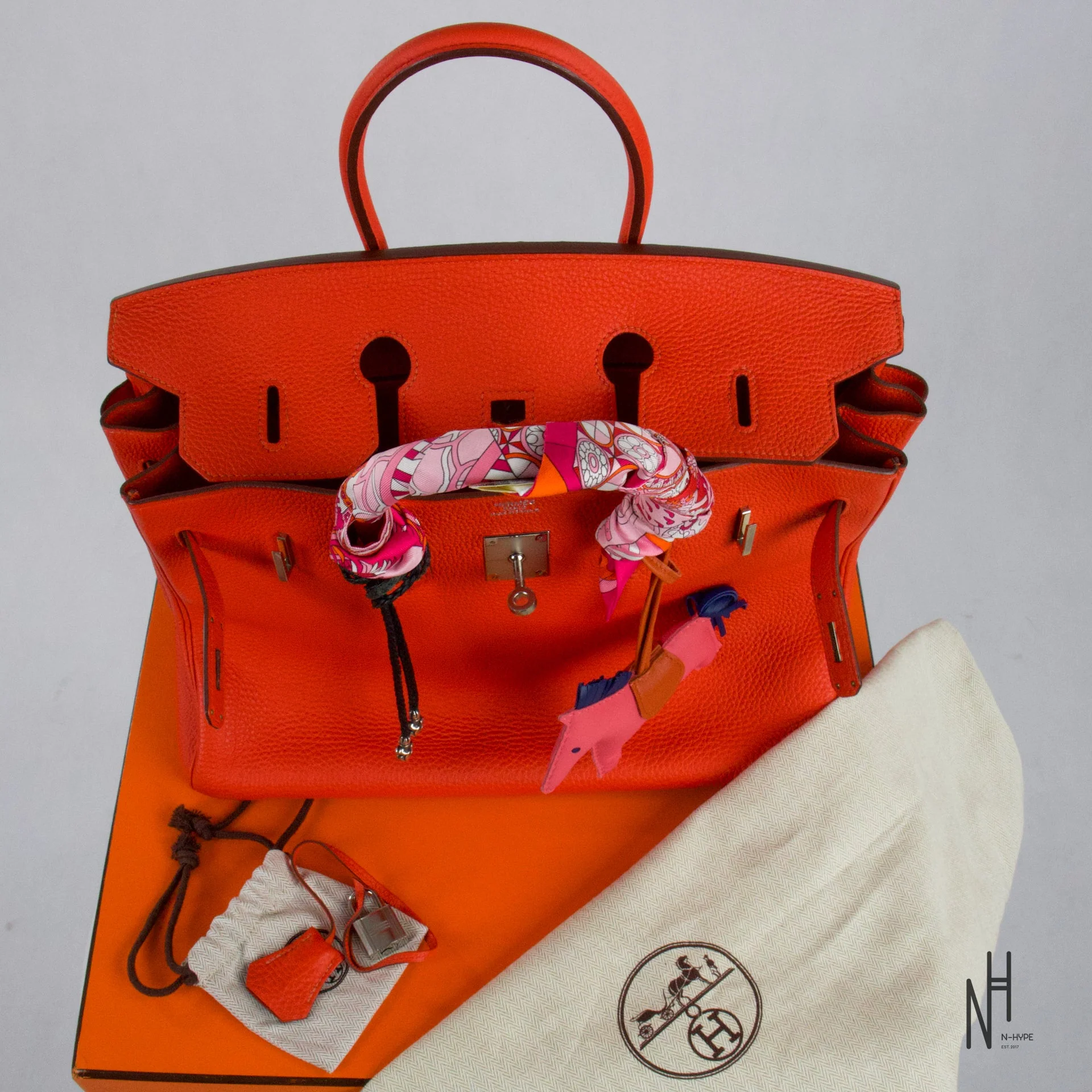Hermès Birkin 35 Togo Capucine - Image 5