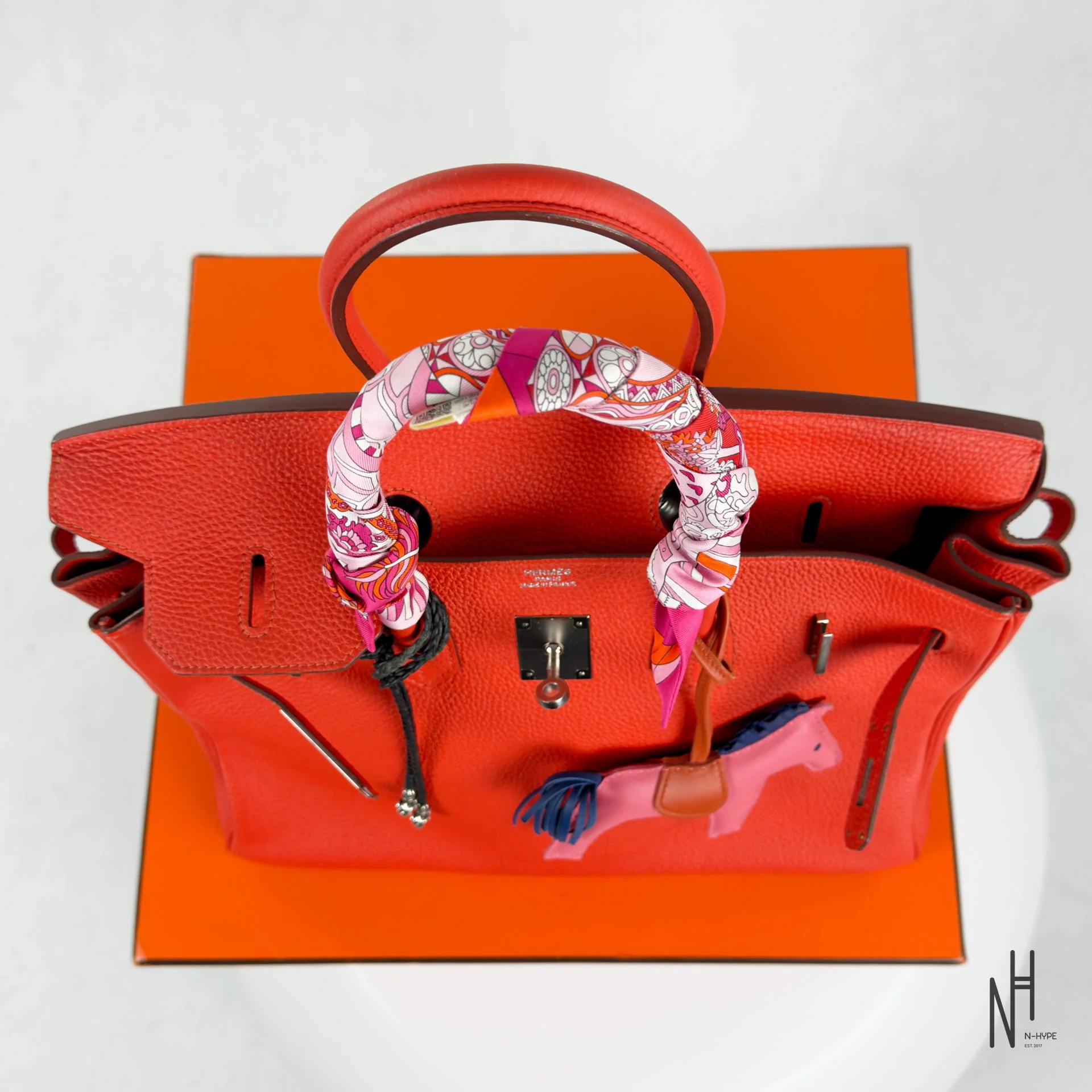 Hermès Birkin 35 Togo Capucine - Image 6