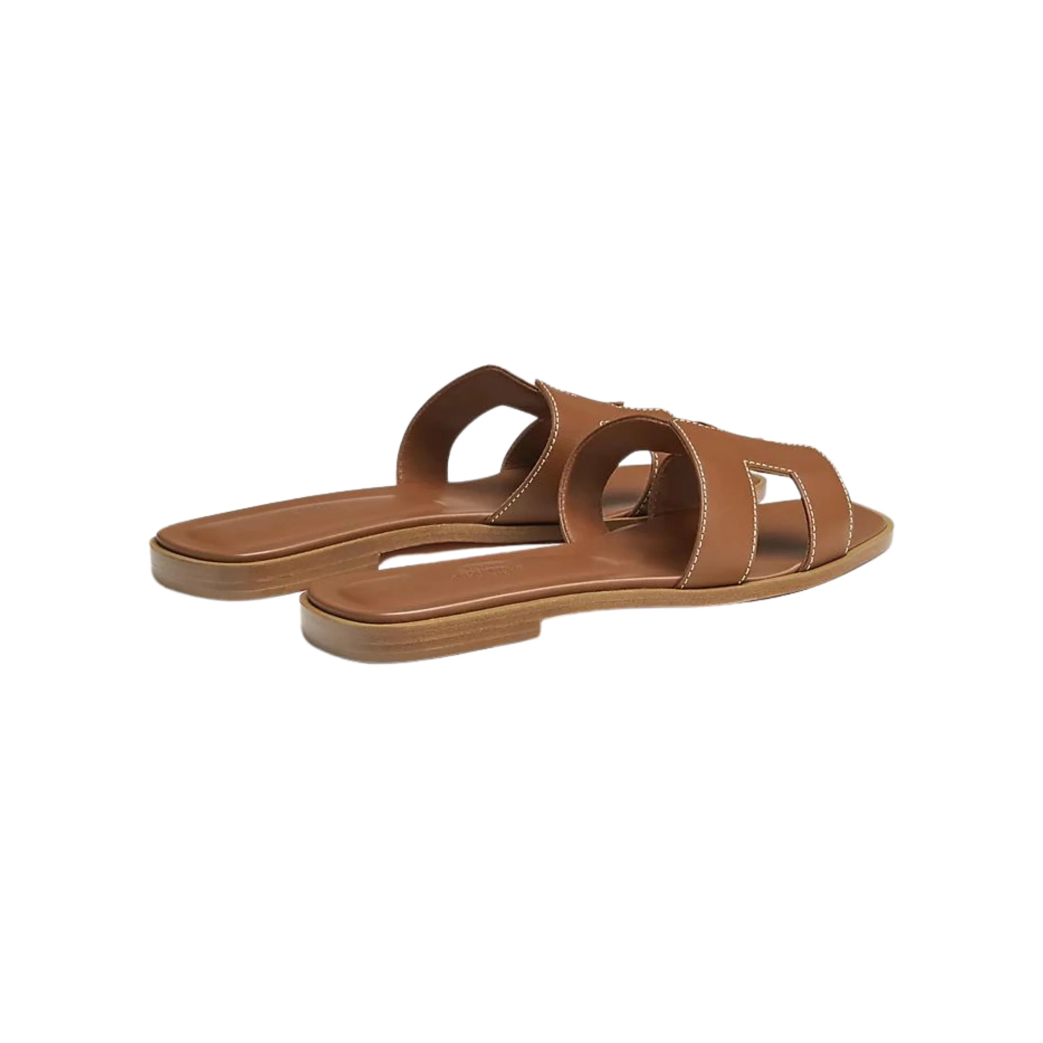 Hermes Oran Sandal Gold Box Calfskin Leather - Image 3