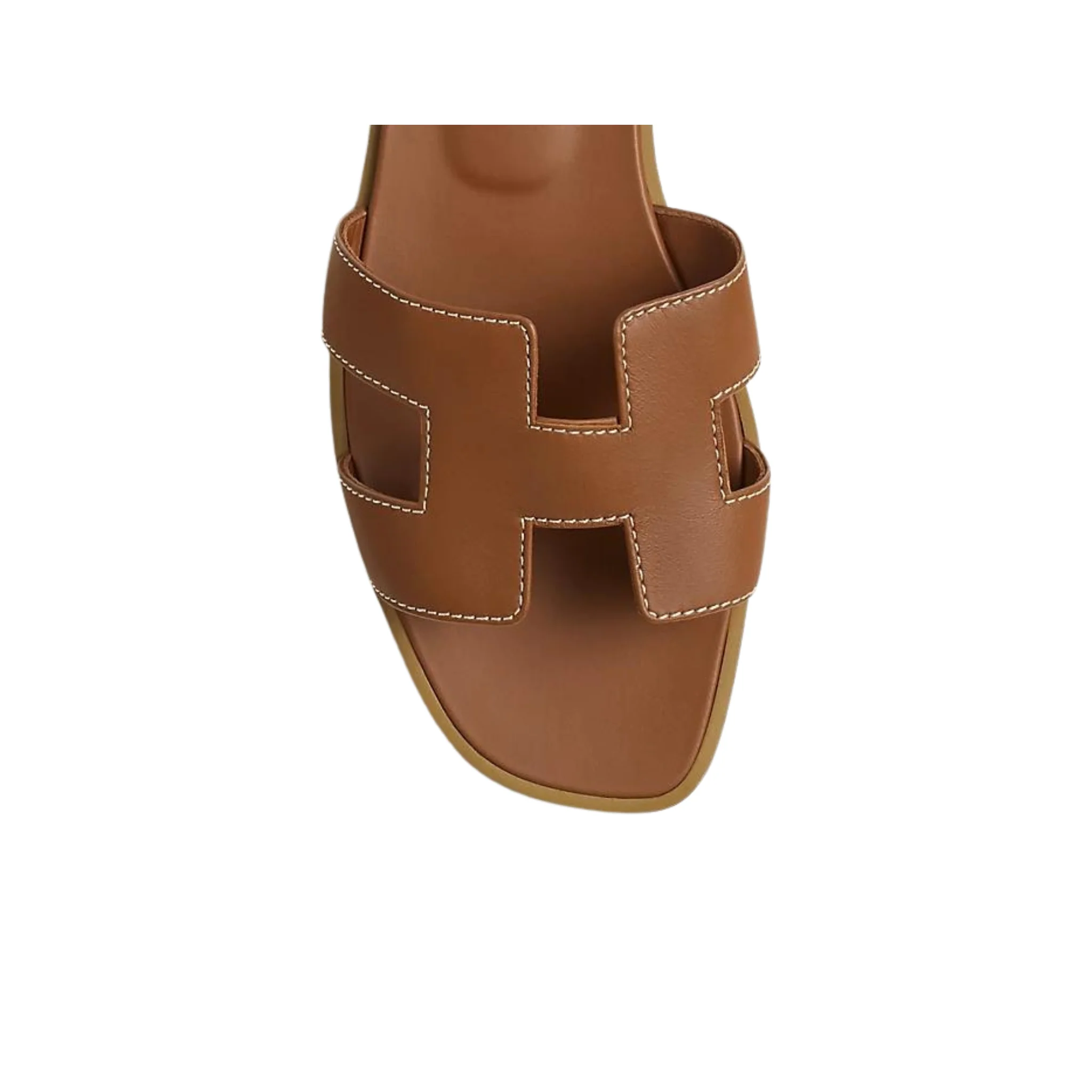 Hermes Oran Sandal Gold Box Calfskin Leather - Image 4