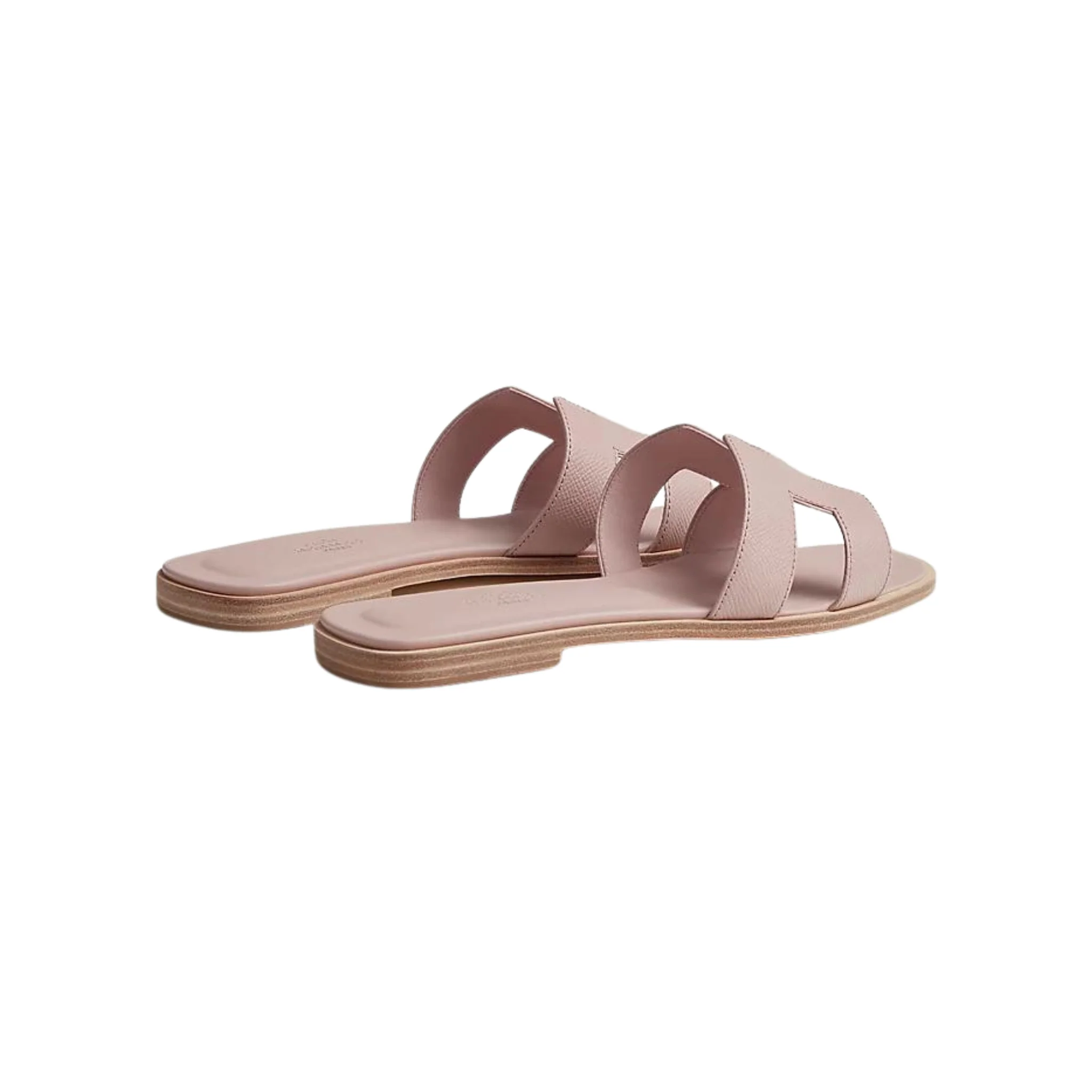 Hermes Oran Sandal Rose Box Calfskin Leather - Image 3