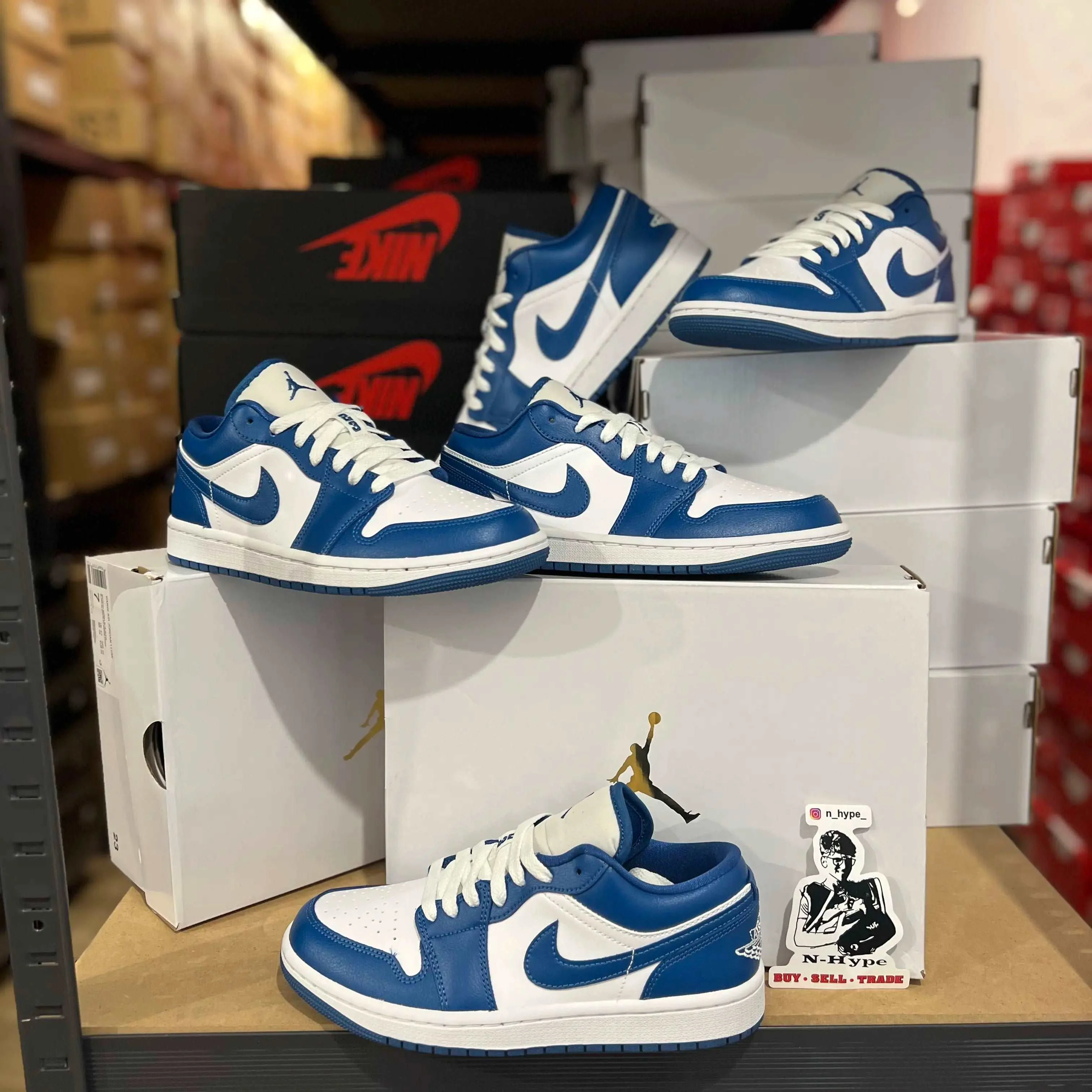 Jordan 1 Low Marina Blue (W) - Image 2