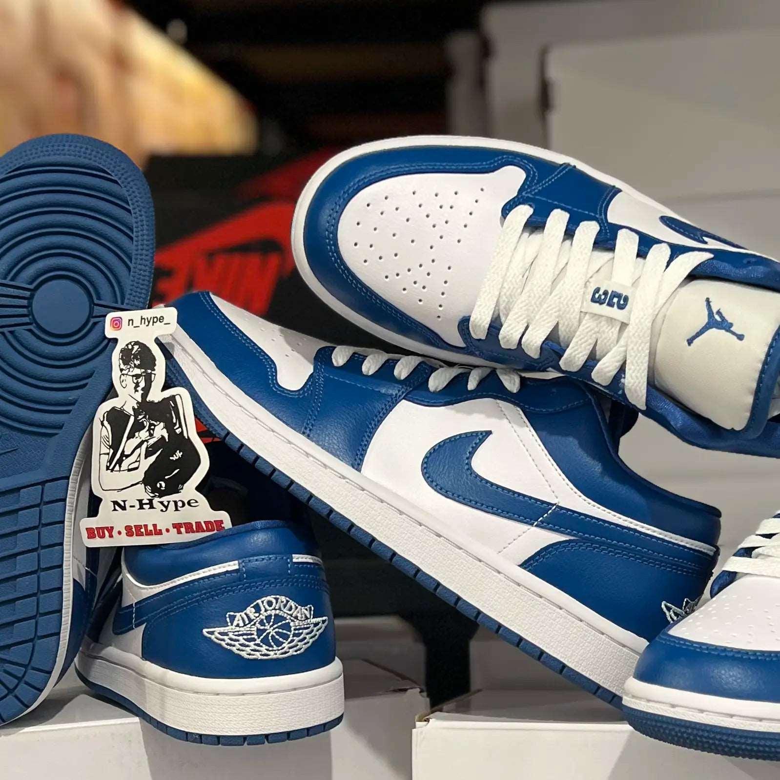 Jordan 1 Low Marina Blue (W) - Image 5