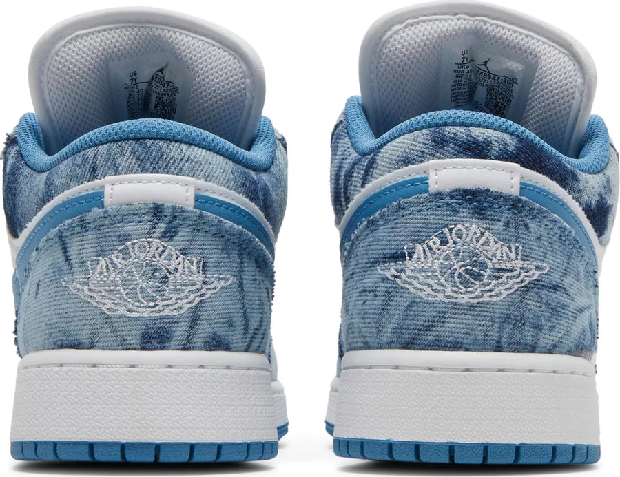 Jordan 1 Low Washed Denim (GS) - Image 3