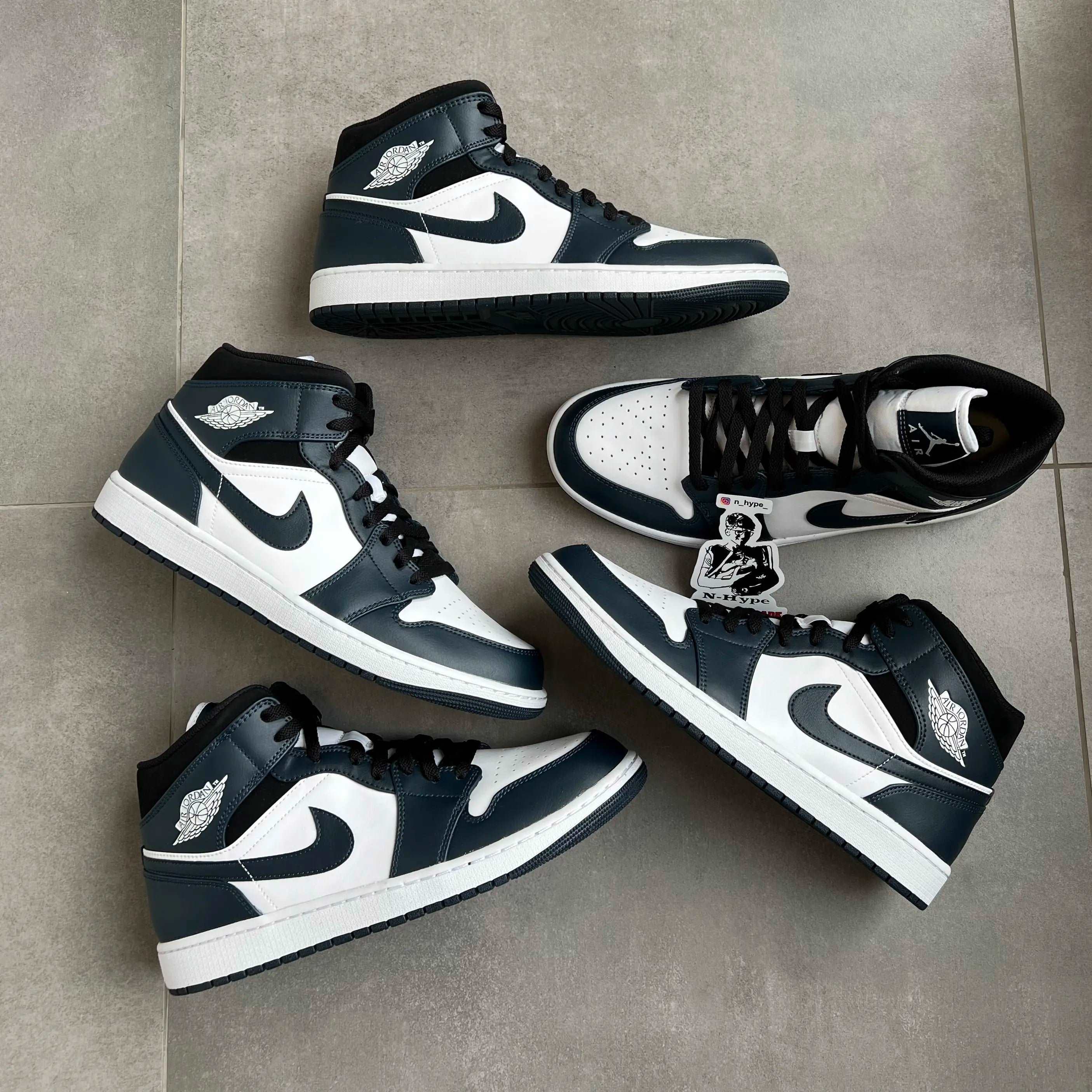 Jordan 1 Mid Armory Navy - Image 4